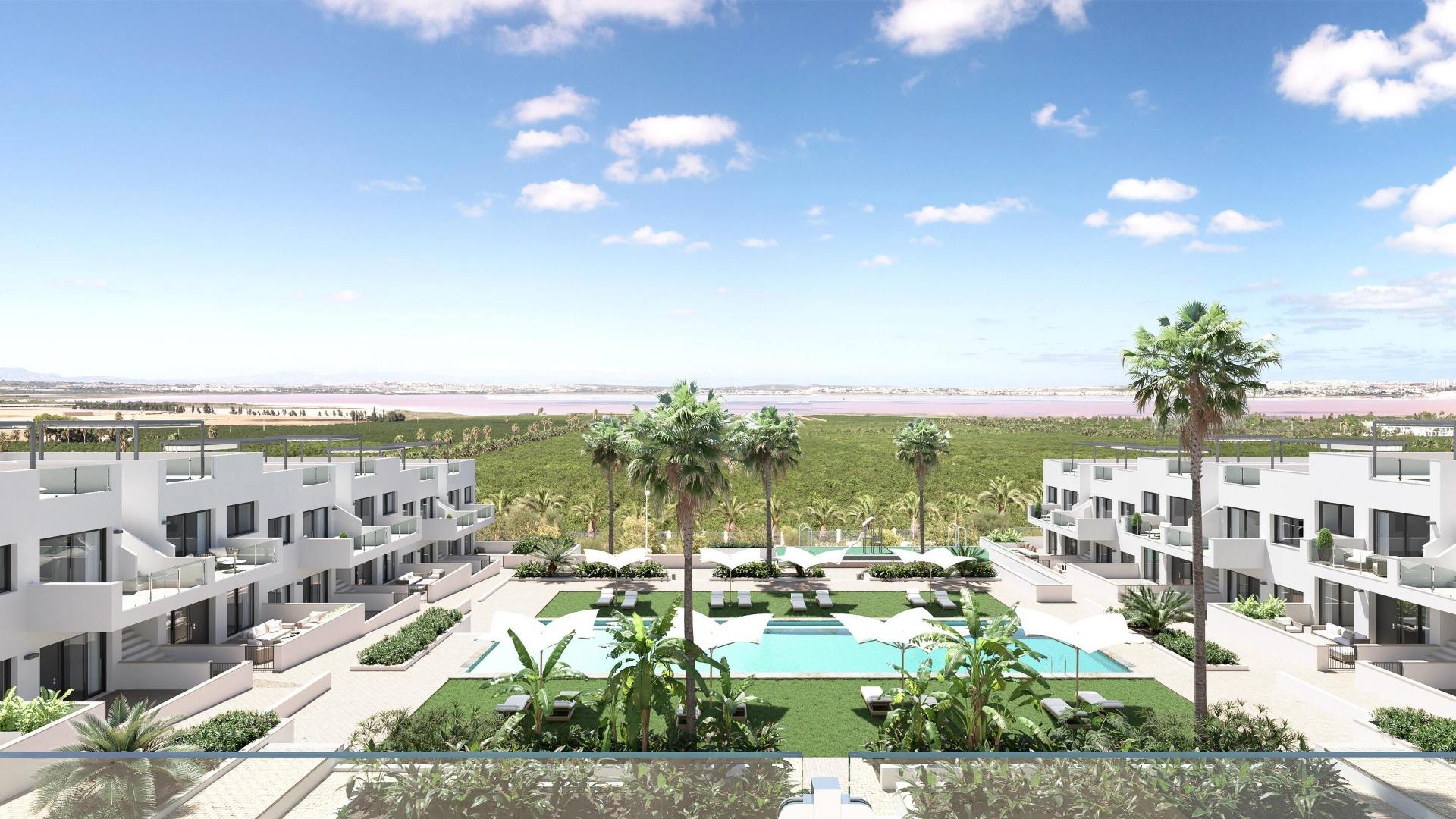 NEW-BUILD-RESIDENTIAL-OF-BUNGALOW-APARTMENTS-IN-LOS-BALCONES-8 New Build 3 Bedroom Top Floor Apartment for Sale in Los Balcones, Torrevieja – With Private Solarium