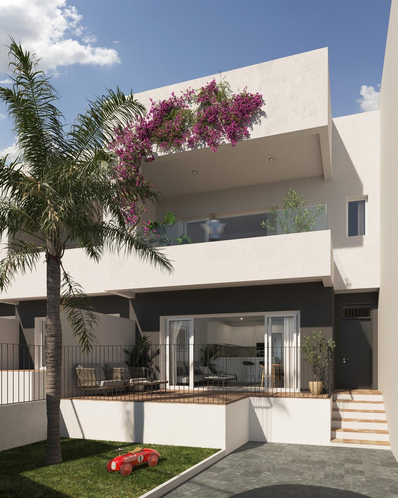 NEW-BUILD-SEMI-DETACHED-VILLAS-IN-MONFORTE-DEL-CID-4 Modern New Build 3 Bedroom Semi-Detached Villa with Private Garage for Sale in Alenda Golf, Monforte del Cid