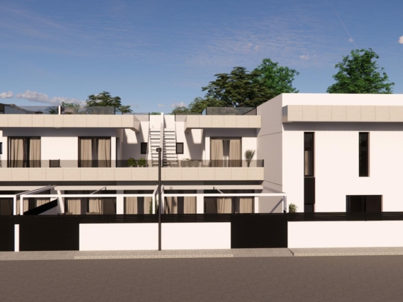 Modern New Build 3 Bedroom Townhouse with Private Pool and Basement for Sale in Rojales