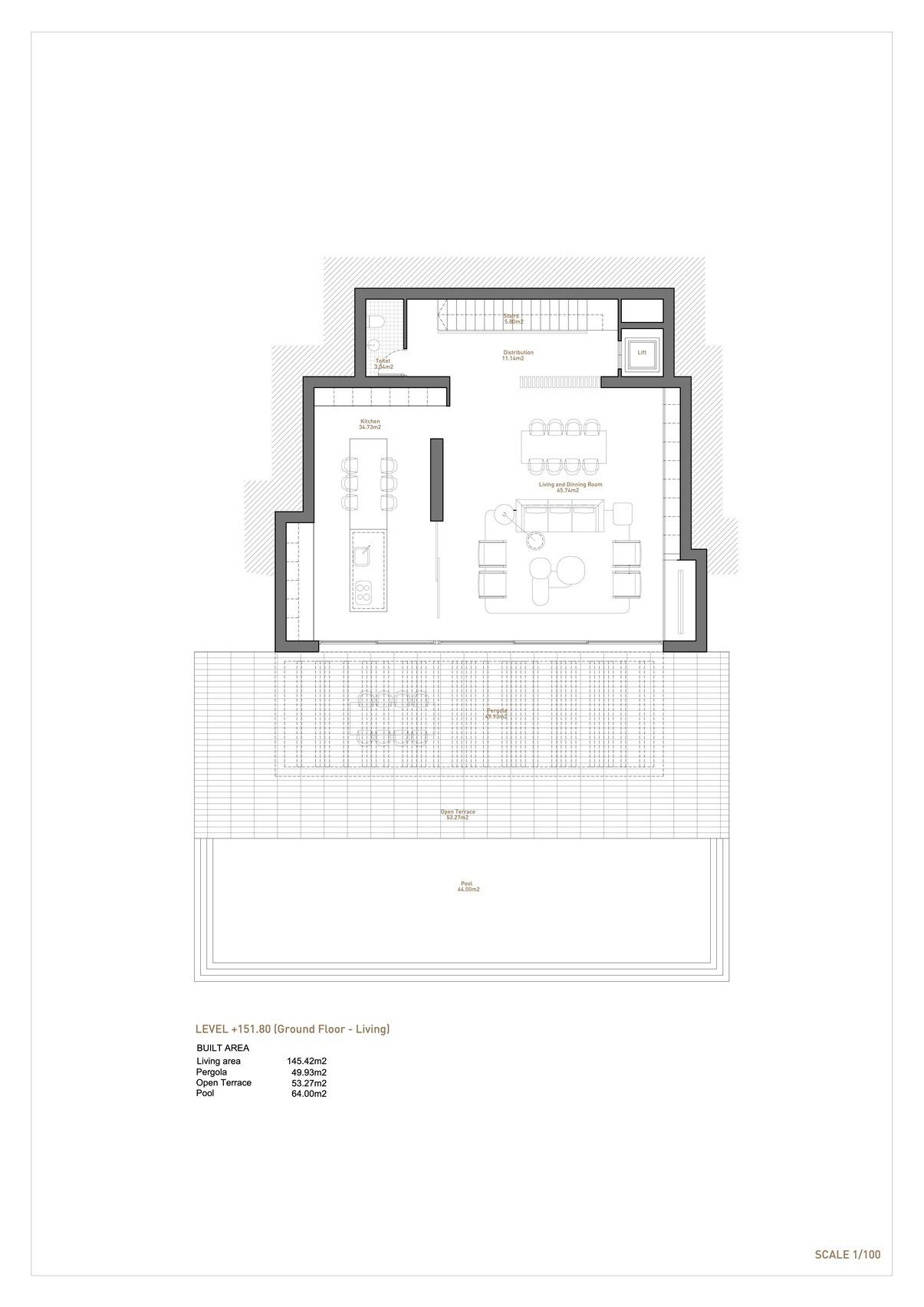 NEW-BUILD-VILLA-IN-BENISSA-14 Luxury New Build 4 Bedroom Architectural Villa with Infinity Pool for Sale in Benissa, Costa Blanca