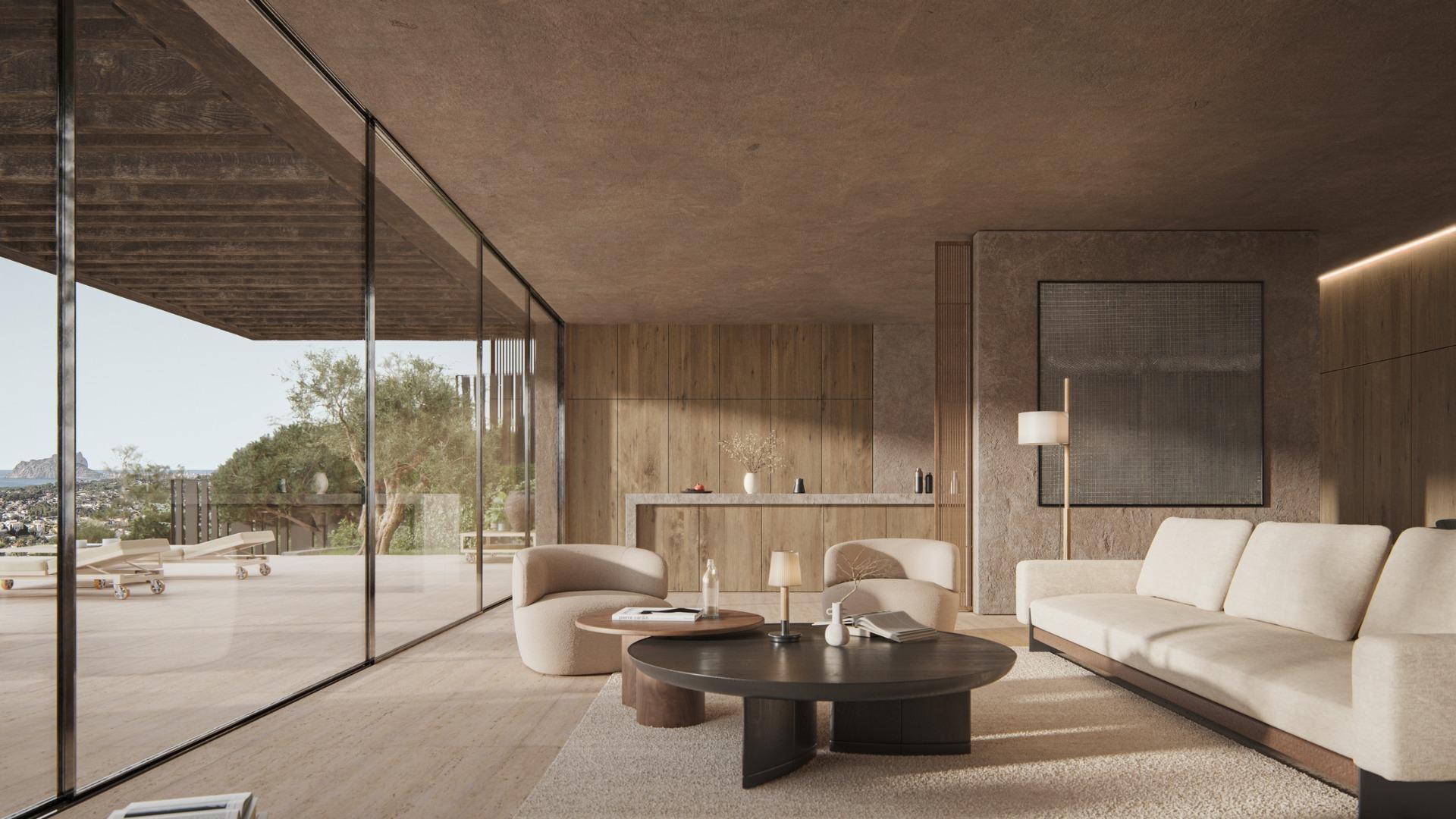 NEW-BUILD-VILLA-IN-BENISSA-4 Luxury New Build 4 Bedroom Architectural Villa with Infinity Pool for Sale in Benissa, Costa Blanca