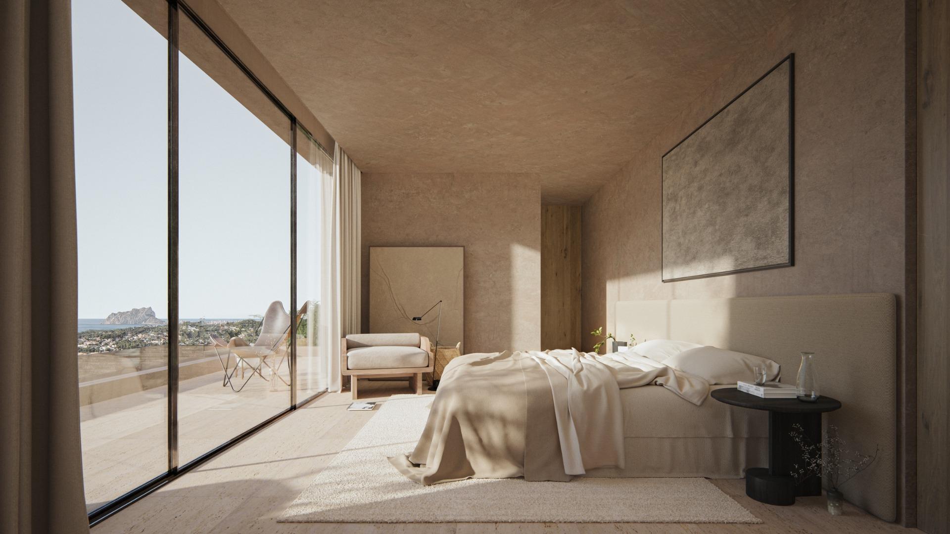 NEW-BUILD-VILLA-IN-BENISSA-5 Luxury New Build 4 Bedroom Architectural Villa with Infinity Pool for Sale in Benissa, Costa Blanca