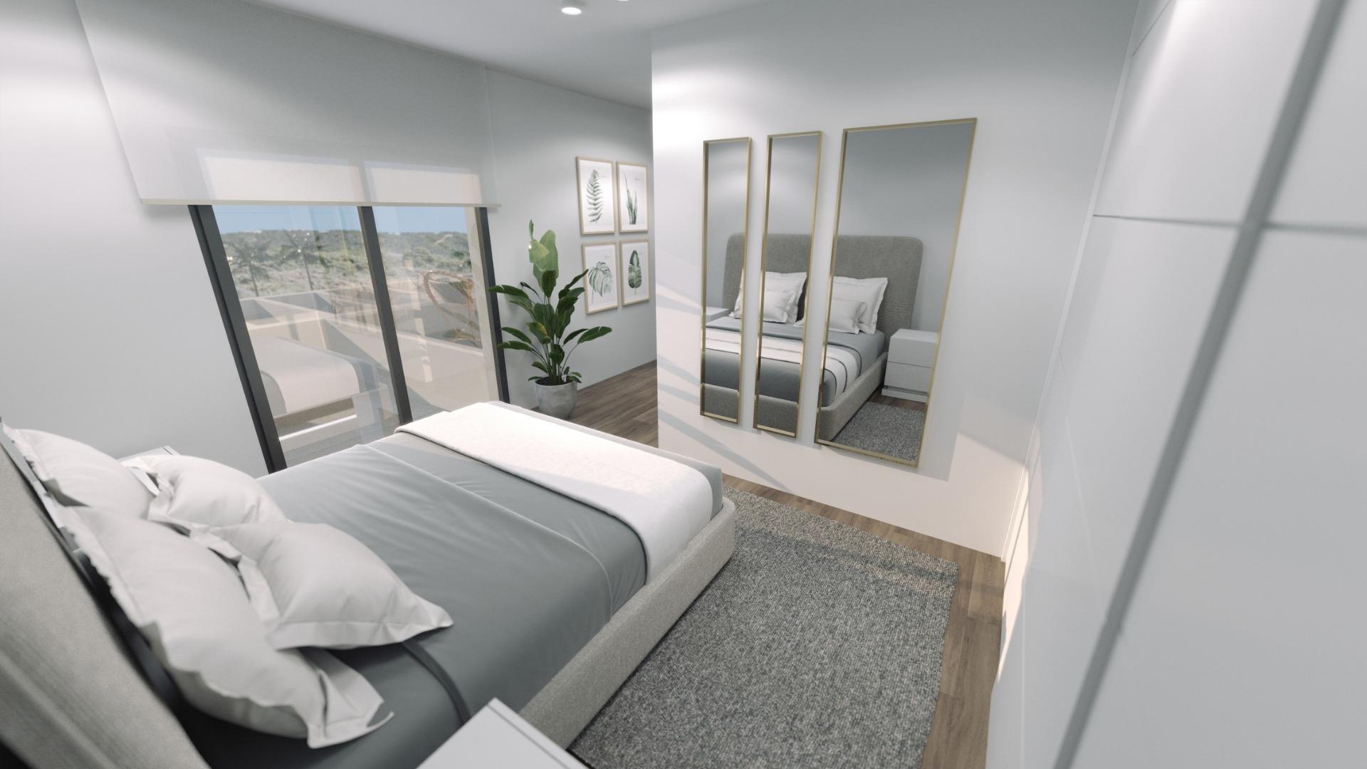 New Build 3 Bedroom Single-Storey Villa with Closed Garage and Sea Views for Sale in Finestrat