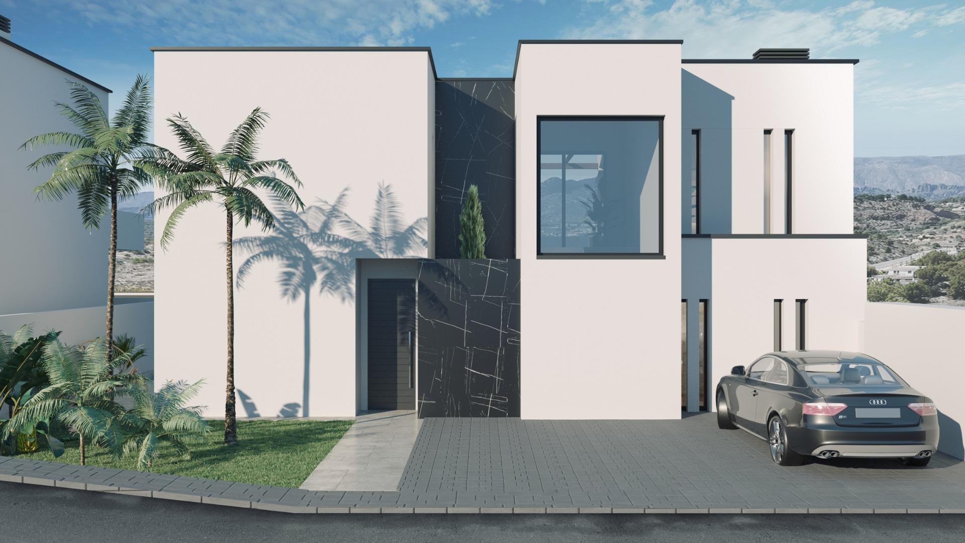 NEW-BUILD-VILLAS-IN-FINESTRAT-23 New Build 3 Bedroom Villa with Private Pool and Sea Views for Sale in Finestrat