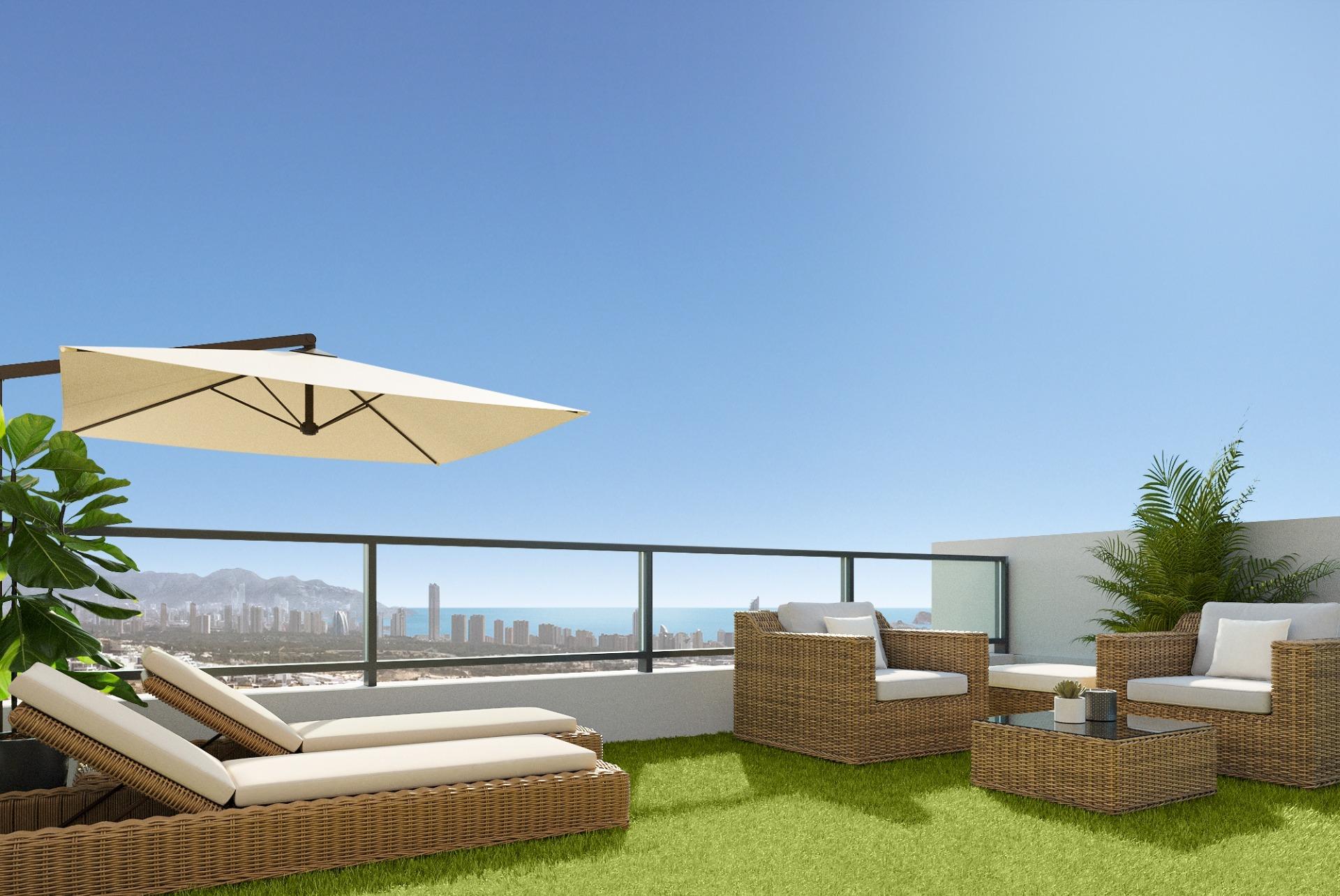 Modern New Build 4 Bedroom Villa with Private Pool and Sea Views for Sale in Balcón de Finestrat