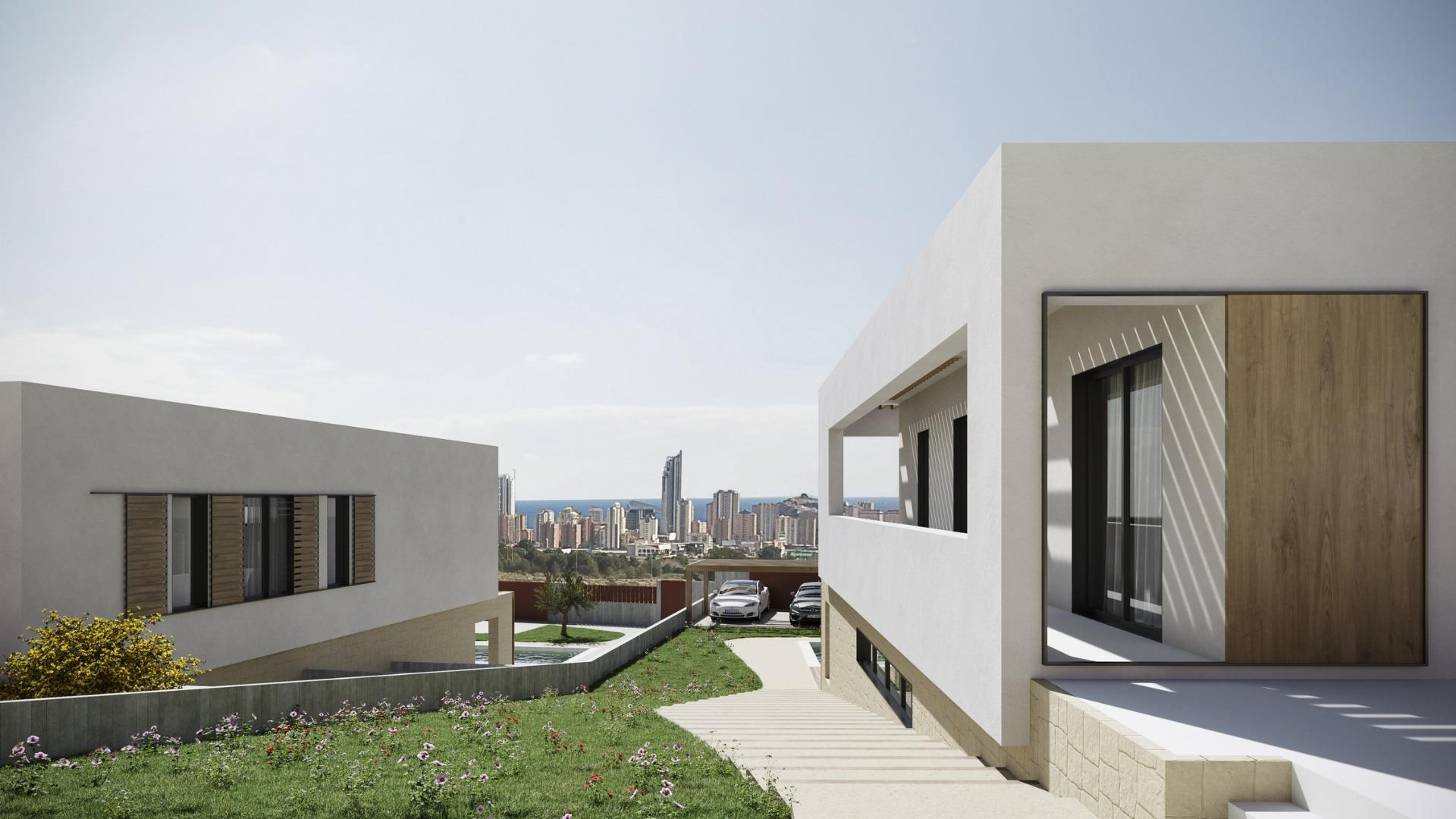 NEW-BUILD-VILLAS-IN-FINESTRAT-8 Contemporary Key Ready Villa with Private Pool and Sea Views for Sale in Finestrat, Benidorm