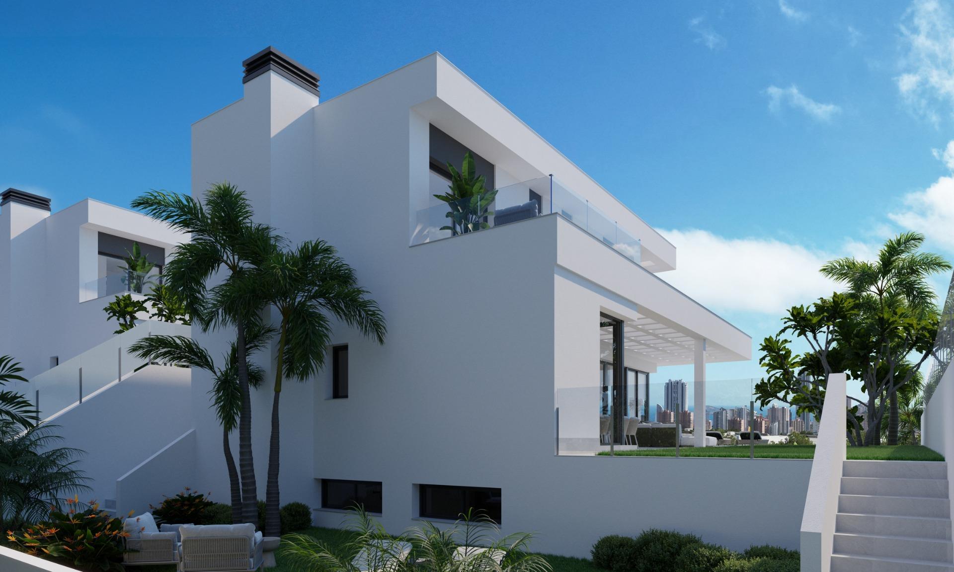 Luxury New Build 3 Bedroom Villa with Sea Views and Private Pool for Sale in Sierra Cortina, Finestrat