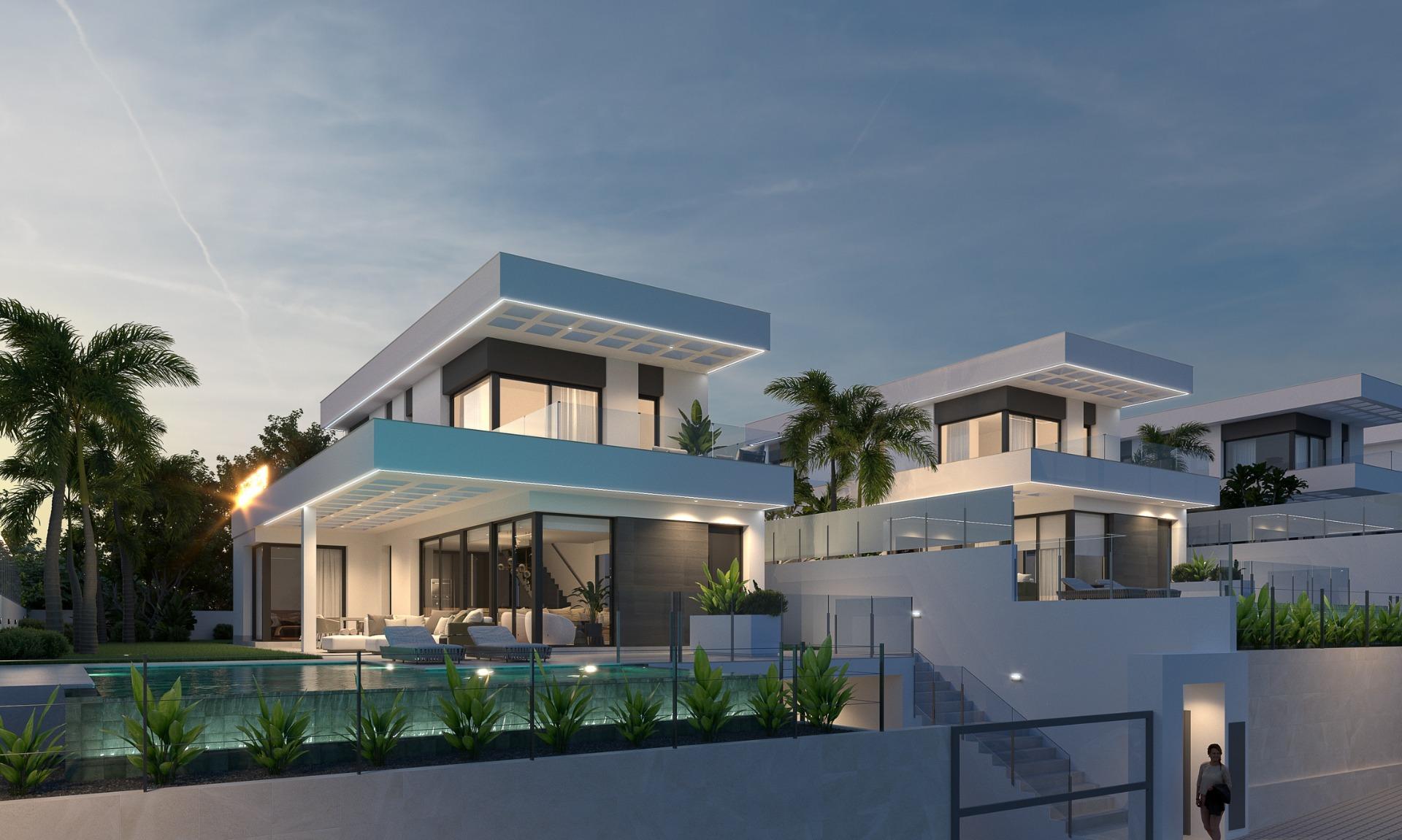 Luxury New Build 3 Bedroom Villa with Sea Views and Private Pool for Sale in Sierra Cortina, Finestrat