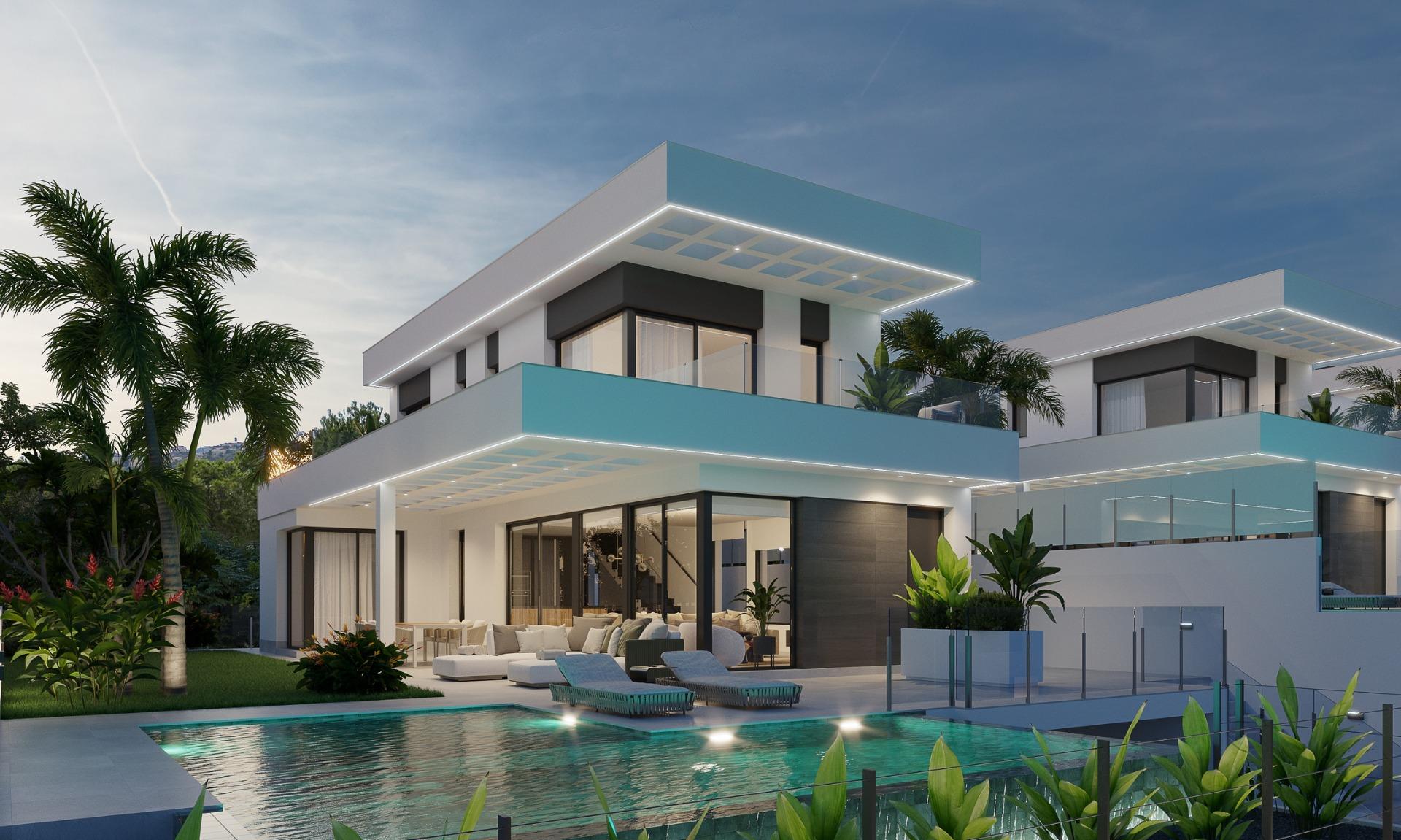 Luxury New Build 3 Bedroom Villa with Sea Views and Private Pool for Sale in Sierra Cortina, Finestrat