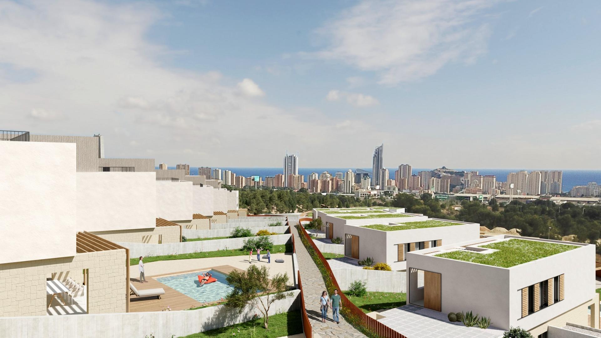 NEW BUILD VILLAS IN FINESTRAT in Campana Garden
