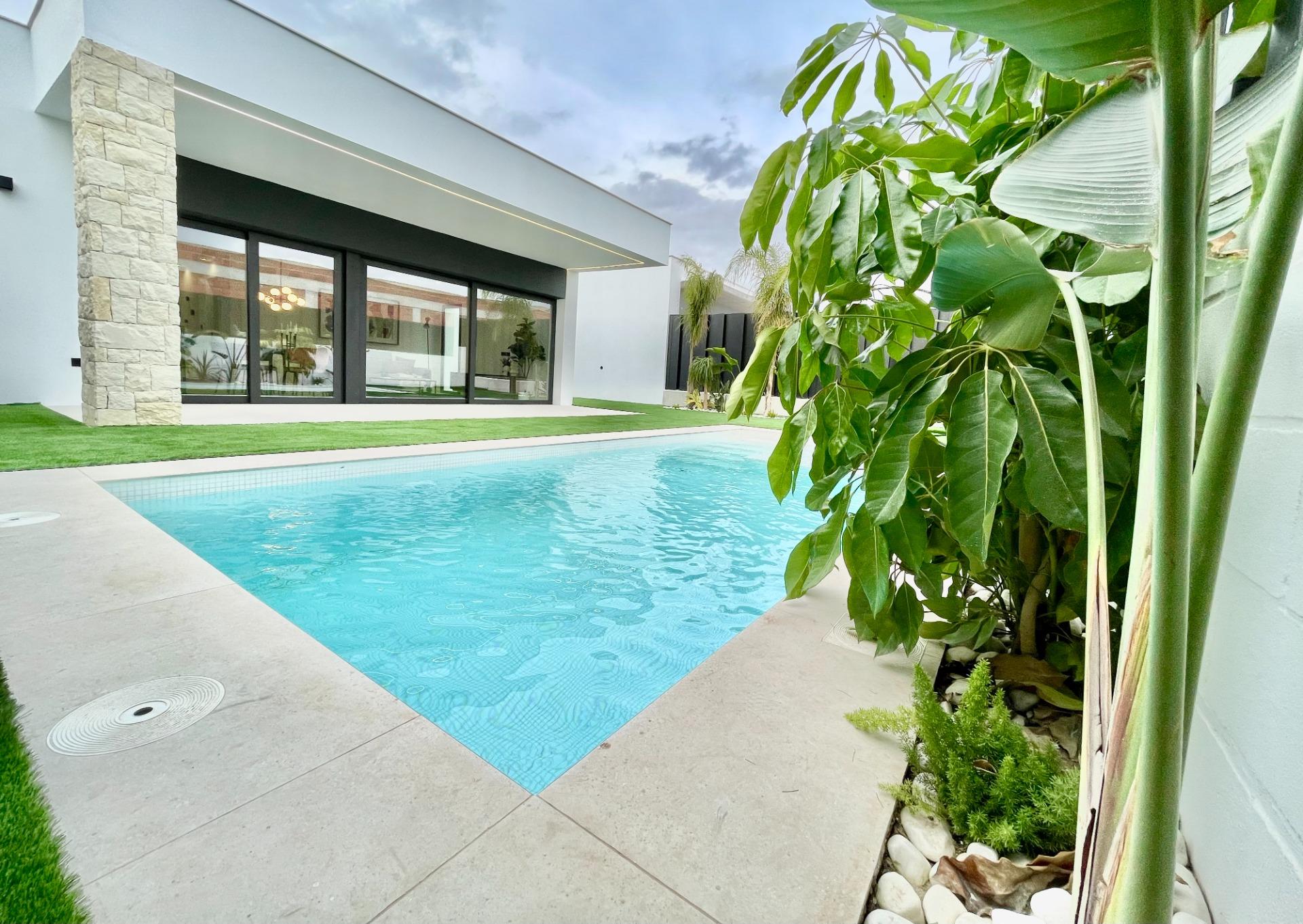 New Build 3 Bedroom Single Storey Villa with Private Pool for Sale in Molina de Segura, Murcia