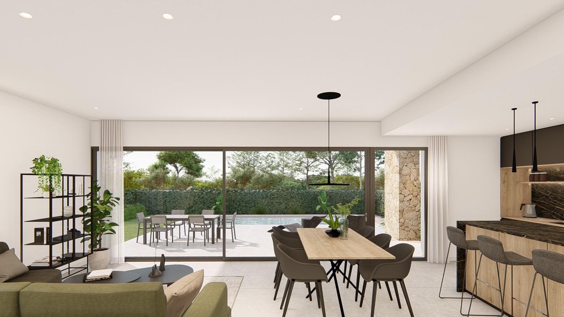 New Build 3 Bedroom Single Storey Villa with Private Pool for Sale in Molina de Segura, Murcia