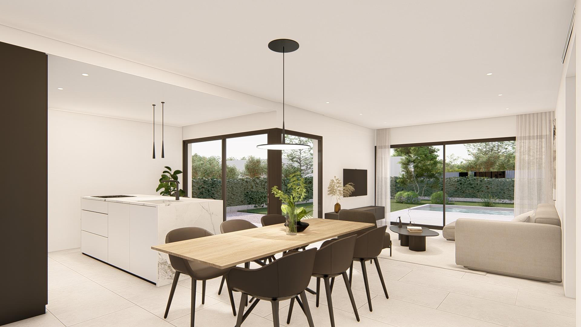 New Build 3 Bedroom Single Storey Villa with Private Pool for Sale in Molina de Segura, Murcia