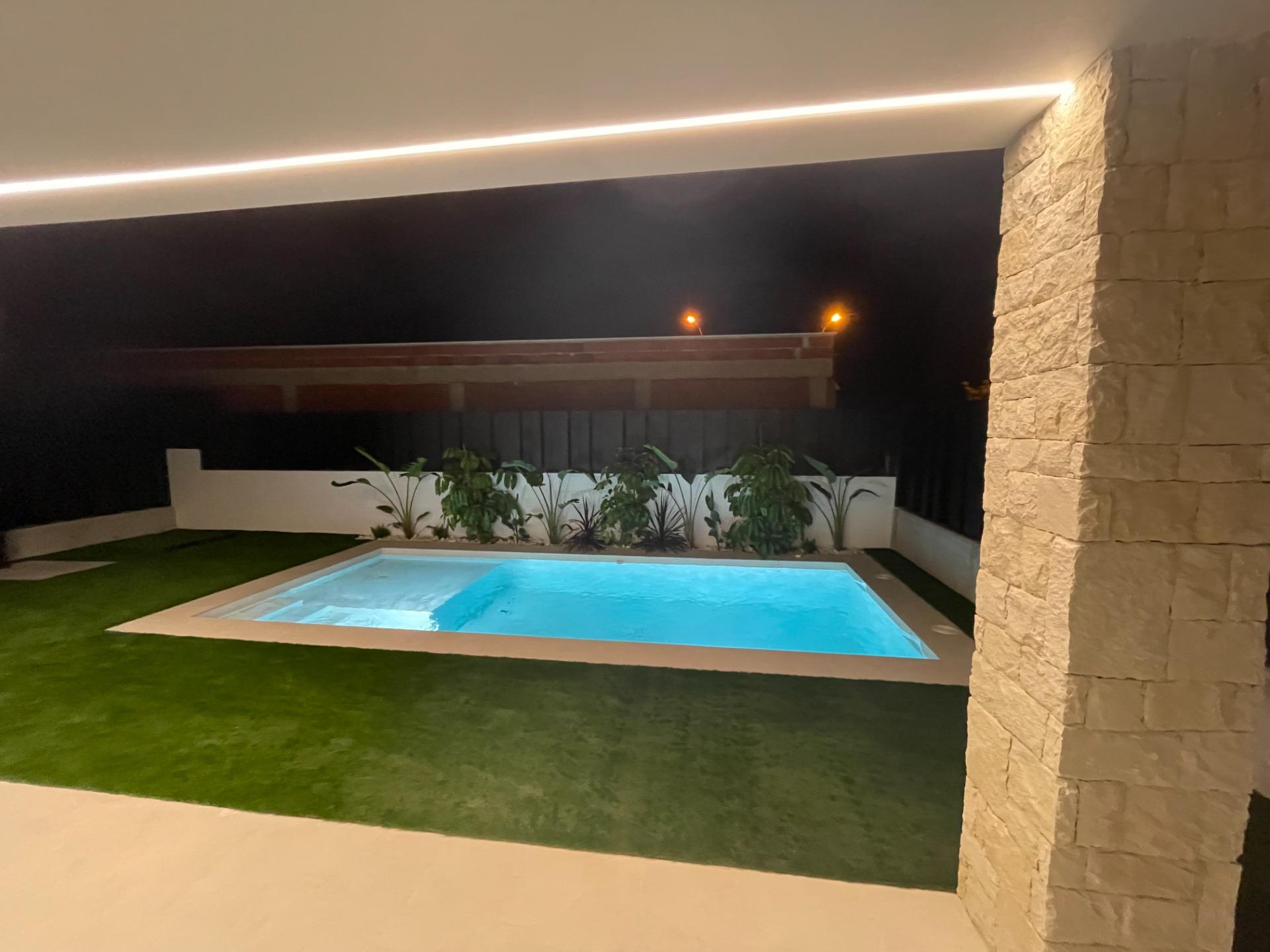 New Build 3 Bedroom Single Storey Villa with Private Pool for Sale in Molina de Segura, Murcia
