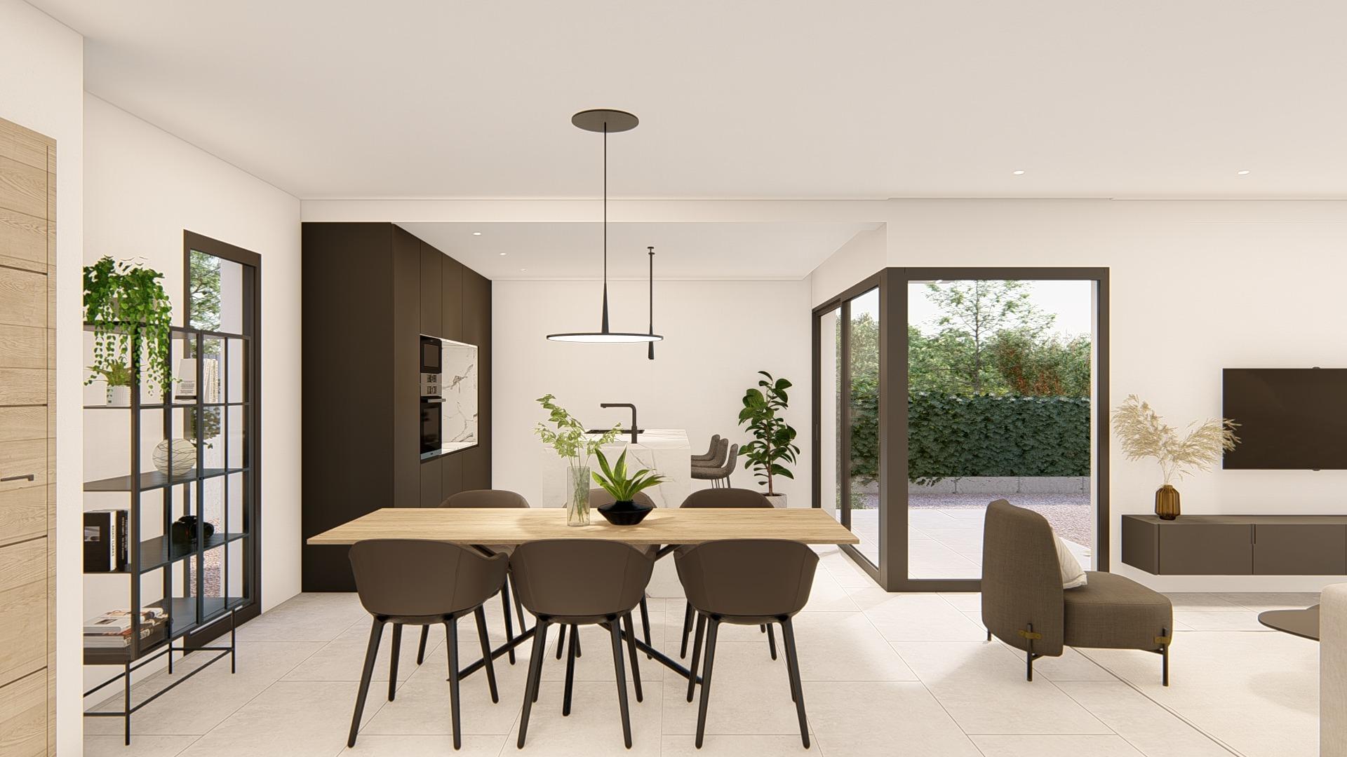 New Build 3 Bedroom Single Storey Villa with Private Pool for Sale in Molina de Segura, Murcia