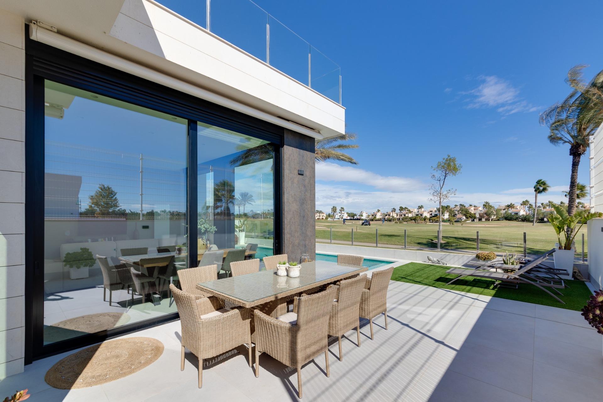 New Build Single Storey Villa for Sale in Lo Romero Golf, Pilar de la Horadada