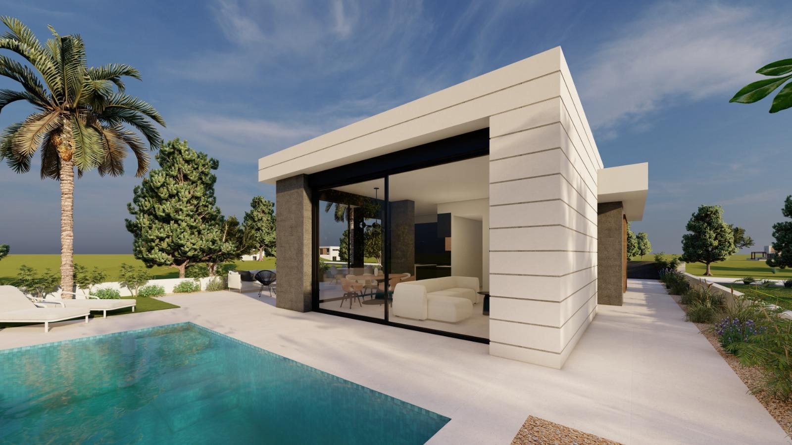 New Build Single Storey Villa for Sale in Lo Romero Golf, Pilar de la Horadada