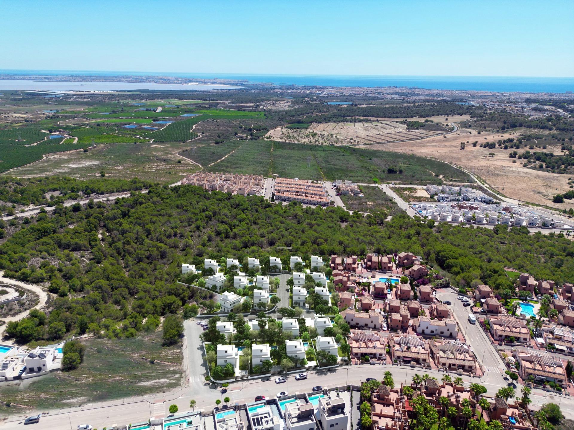 Impressive New Build 4 Bedroom Villa with Basement, Pool and Sea Views for Sale in San Miguel de Salinas