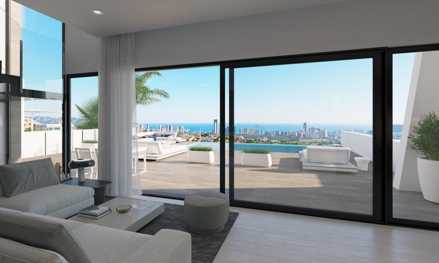 Impressive New Build 4 Bedroom Villa with Guest House and Infinity Pool for Sale in Finestrat, Benidorm