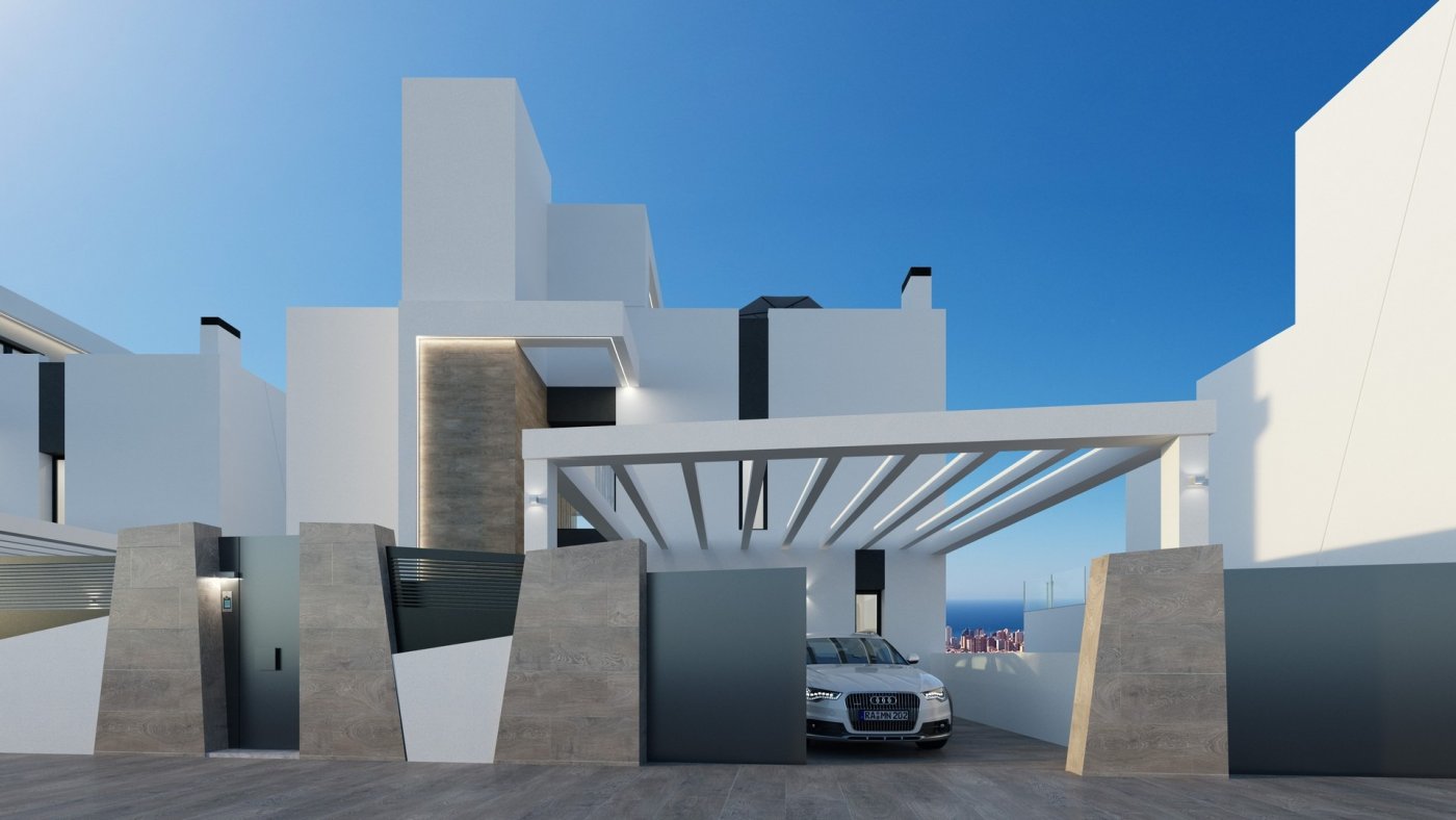 Impressive New Build 4 Bedroom Villa with Guest House and Infinity Pool for Sale in Finestrat, Benidorm