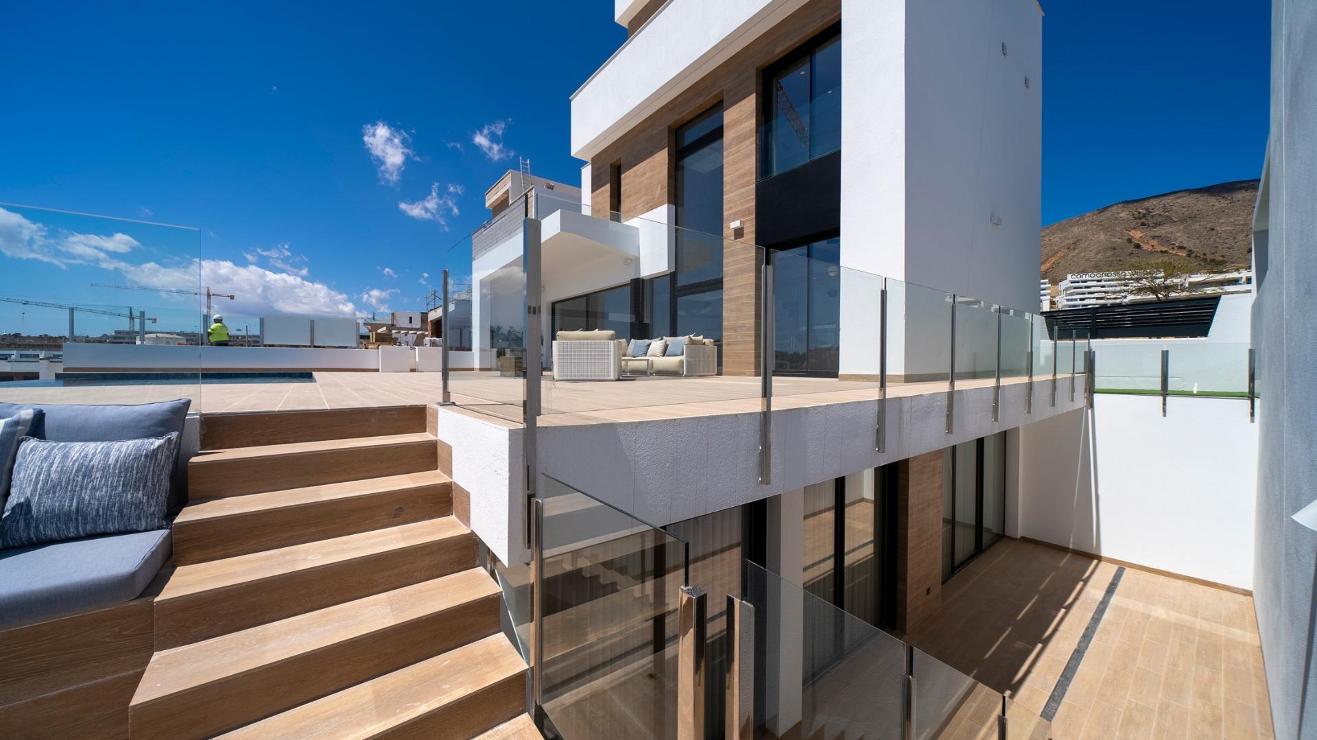 Impressive New Build 4 Bedroom Villa with Guest House and Infinity Pool for Sale in Finestrat, Benidorm