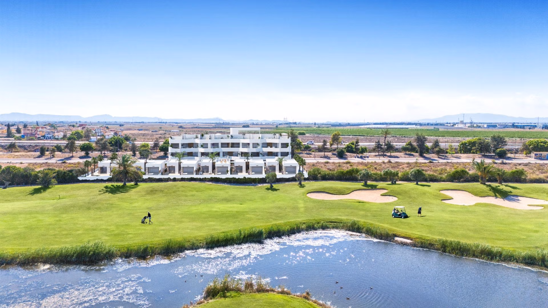 New-Build-Apartments-and-Villas-Frontline-Golf-in-Los-Alcazares-Costa-Calida-12 Впечатляющий новый пентхаус с 3 спальнями и солярием на первой линии Serena Golf в Лос-Алькасарес