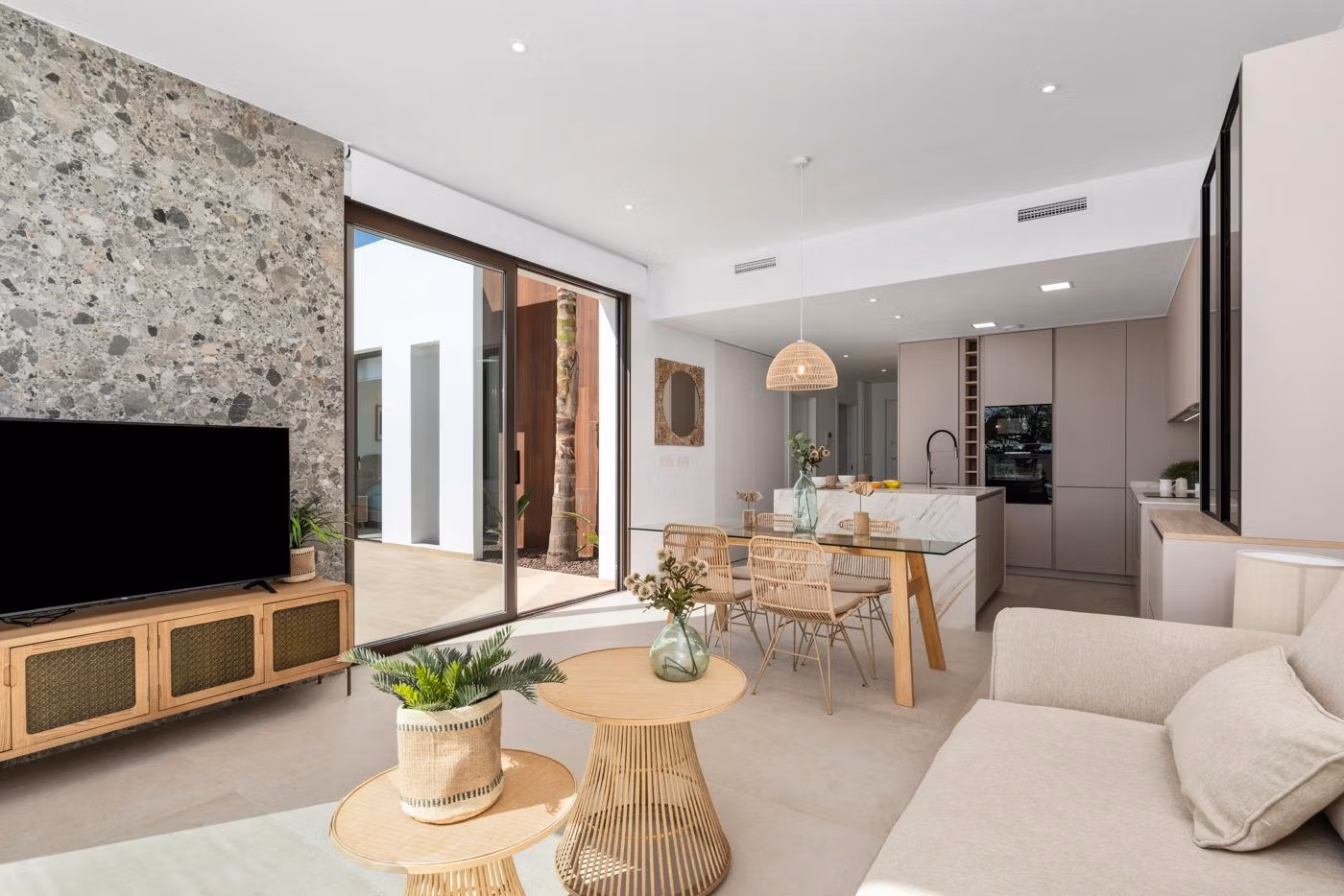 New-Build-Apartments-and-Villas-Frontline-Golf-in-Los-Alcazares-Costa-Calida-15 Exclusive New Build Single-Level 3 Bedroom Villa with Private Pool for Sale Frontline to Serena Golf in Los Alcazares