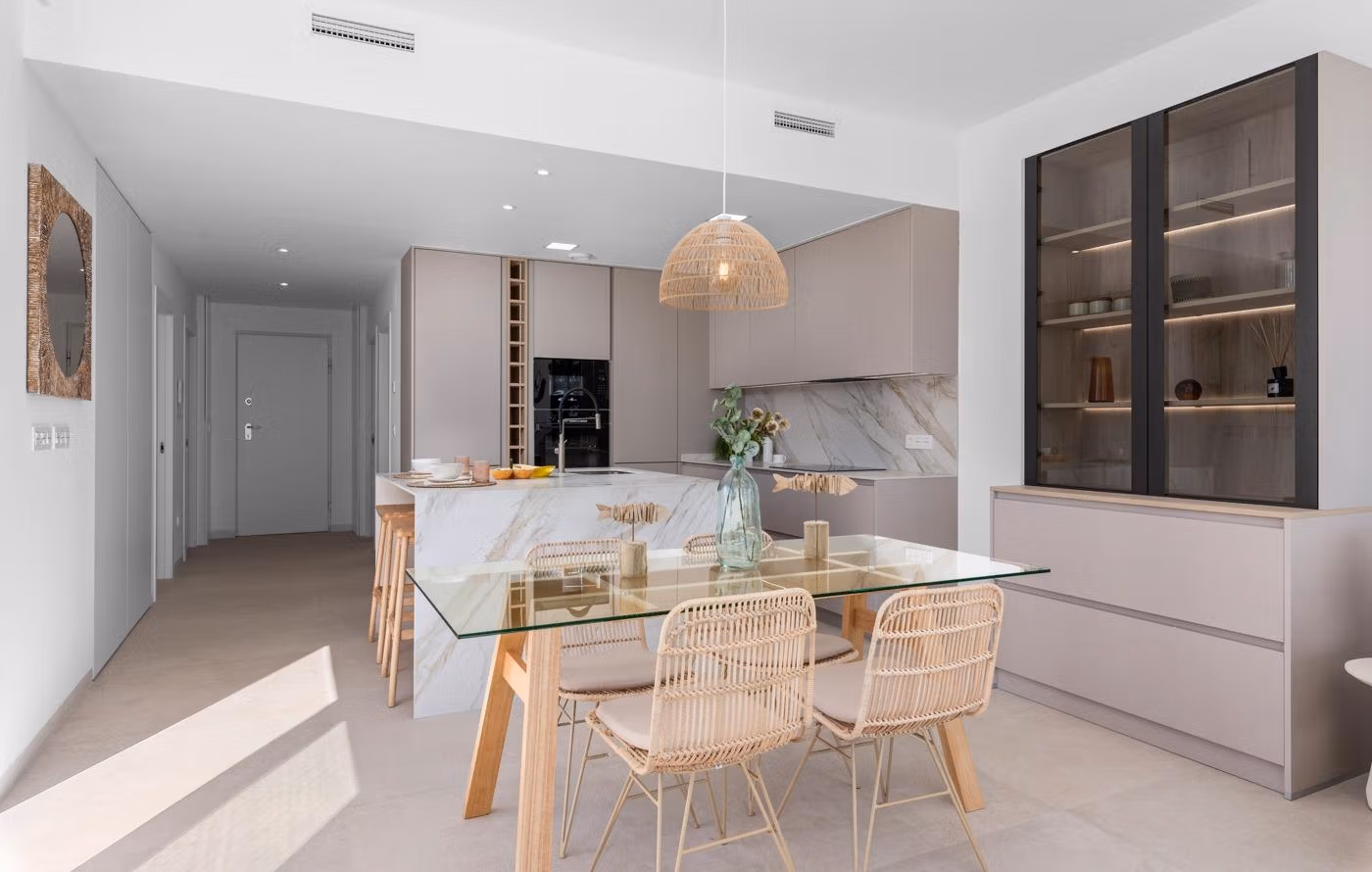 New-Build-Apartments-and-Villas-Frontline-Golf-in-Los-Alcazares-Costa-Calida-17 Exclusive New Build Single-Level 3 Bedroom Villa with Private Pool for Sale Frontline to Serena Golf in Los Alcazares