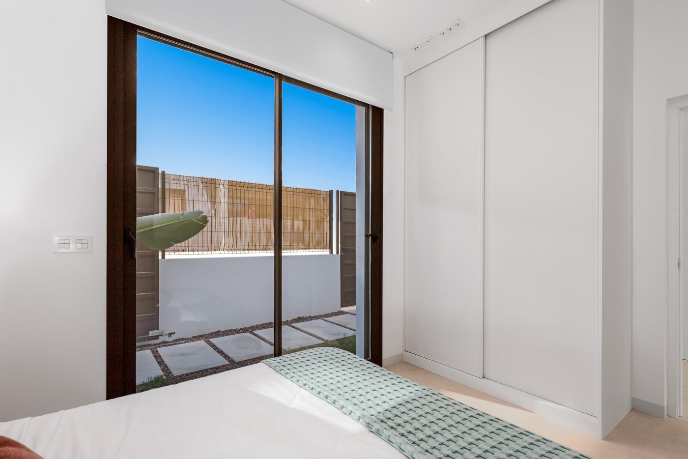 Exclusive New Build Single-Level 3 Bedroom Villa with Private Pool for Sale Frontline to Serena Golf in Los Alcazares