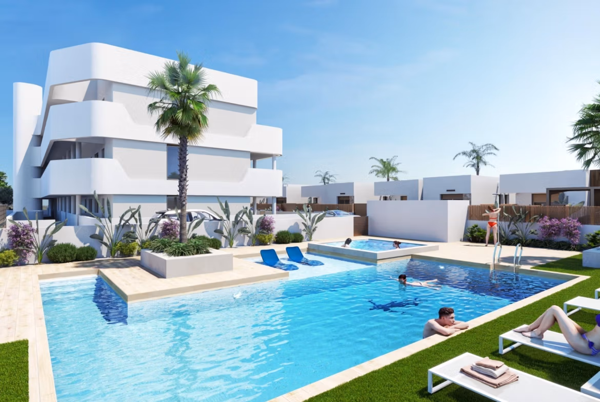 New-Build-Apartments-and-Villas-Frontline-Golf-in-Los-Alcazares-Costa-Calida-4