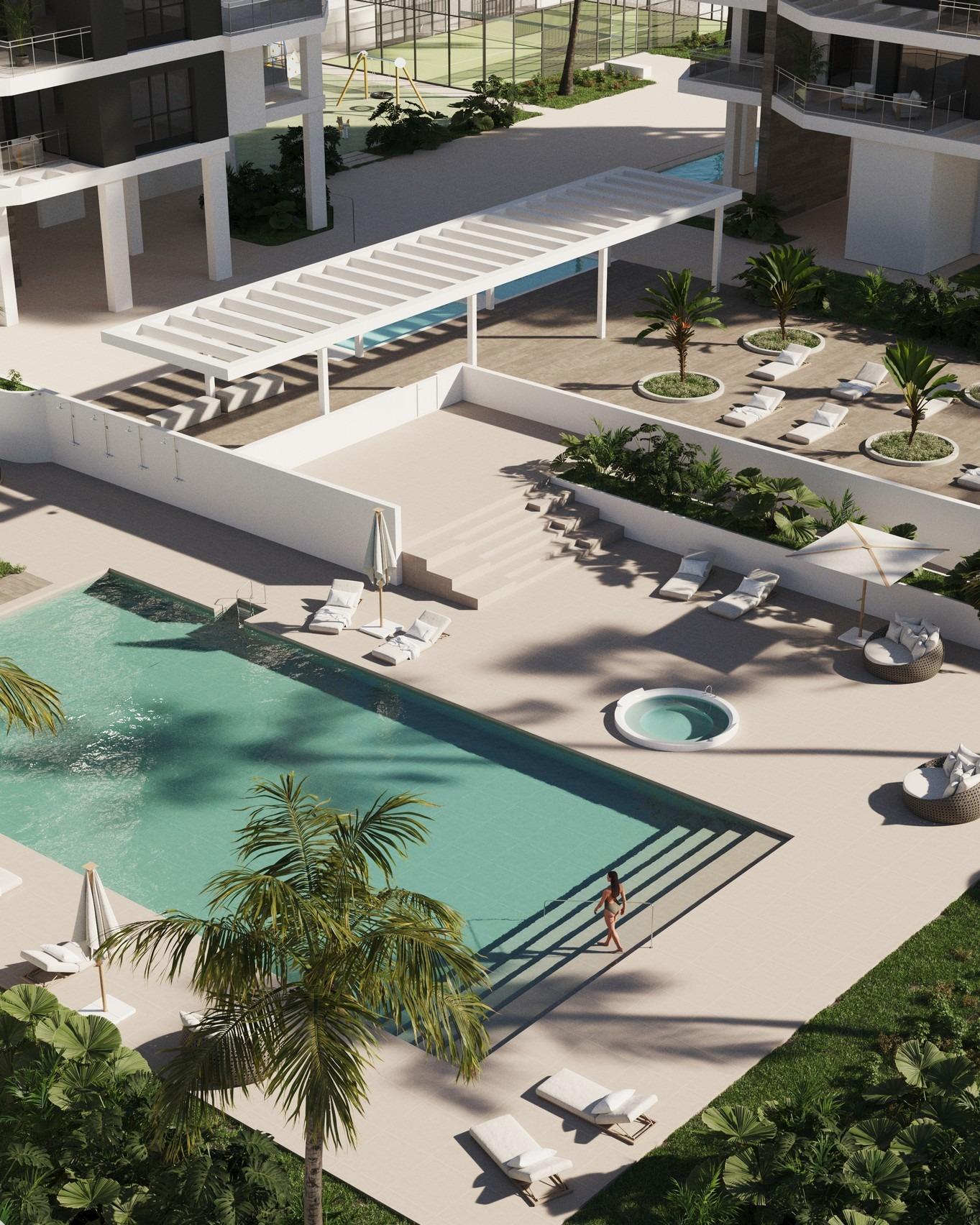 Spacious New Build 3 Bedroom Apartment with Sea Views for Sale in Calpe, 200 m from Arenal Beach