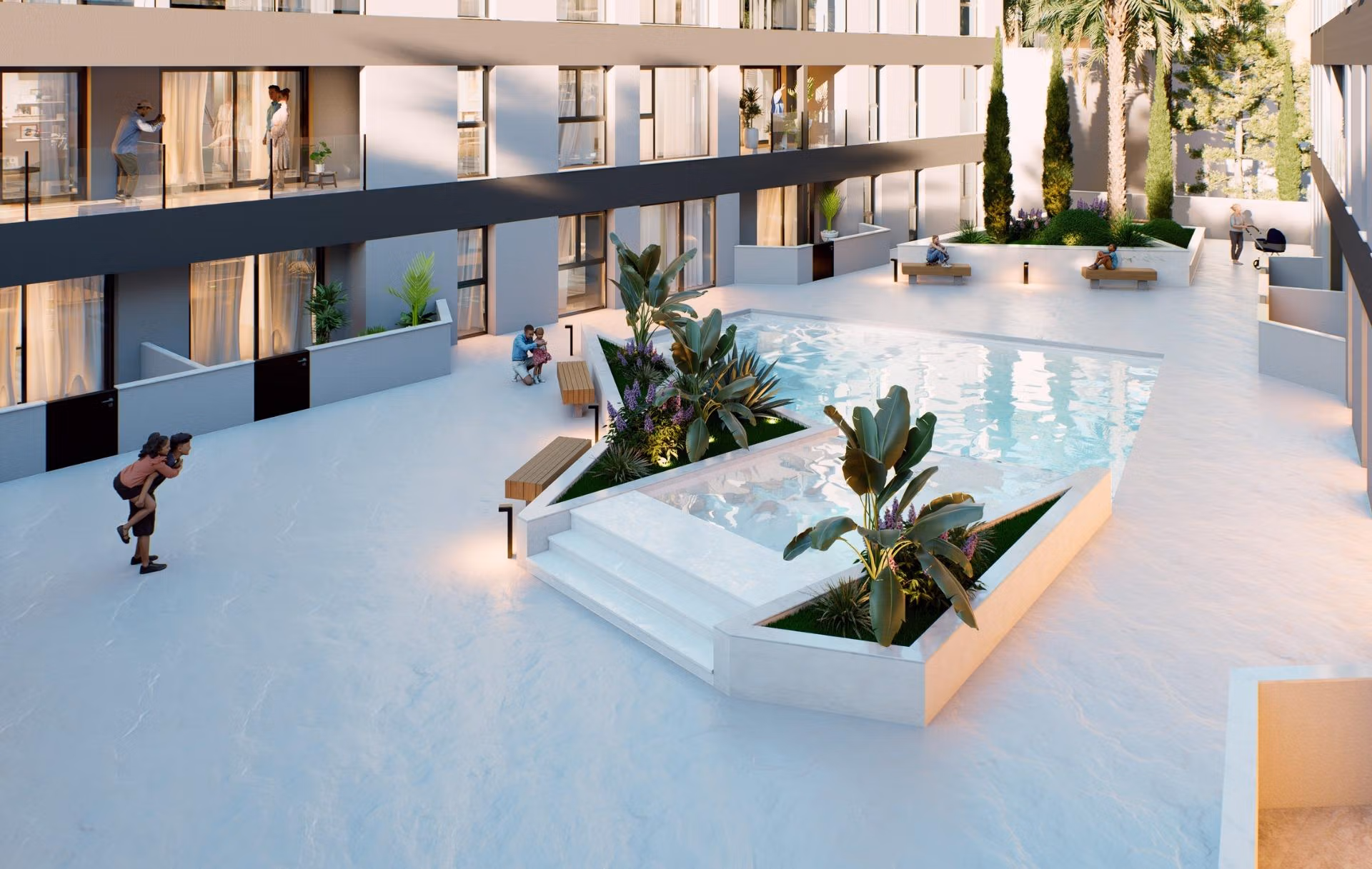 Nowy penthouse premium z 3 sypialniami, solarium 68 m² i BBQ na sprzedaż w Lo Pagán