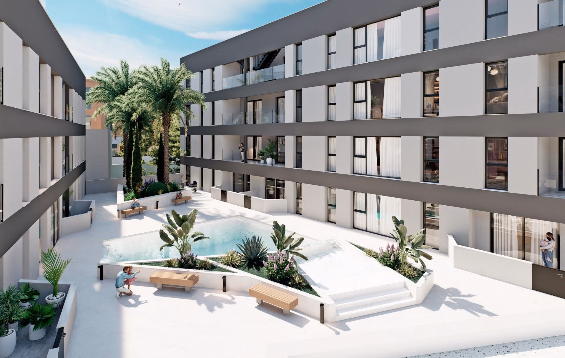 Nowy penthouse premium z 3 sypialniami, solarium 68 m² i BBQ na sprzedaż w Lo Pagán