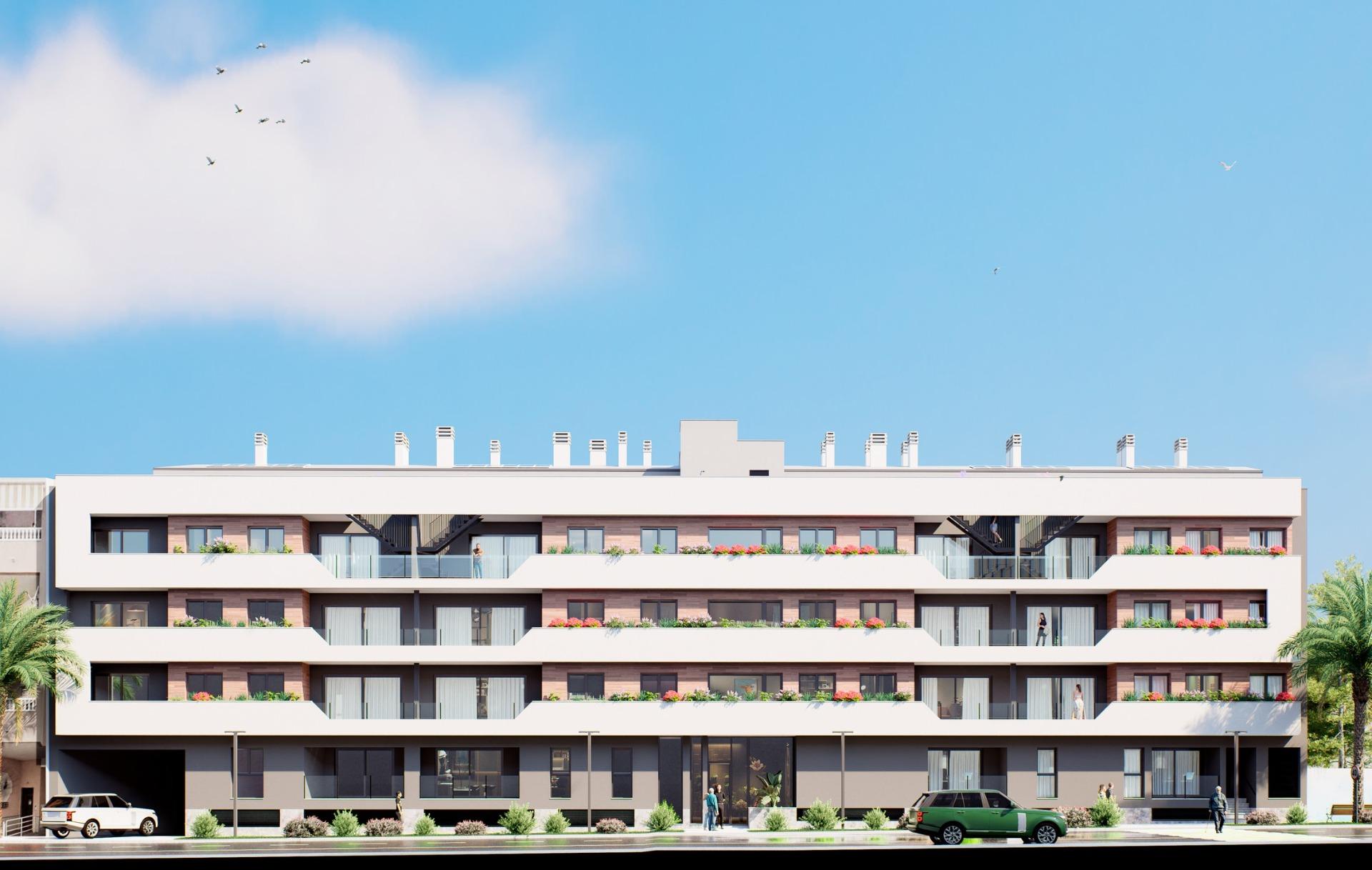 Bright New Build 1 Bedroom Apartment on 1st Floor for Sale in Lo Pagán, Near the Beach