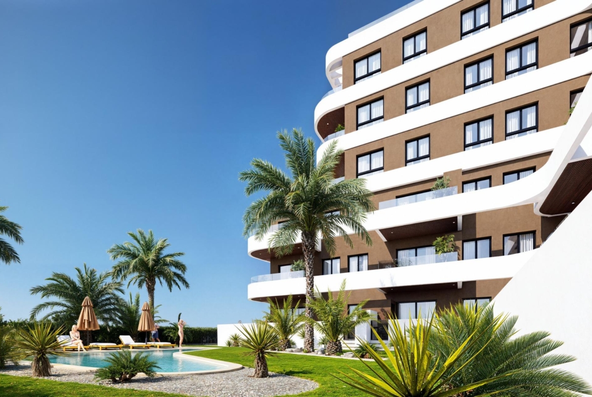 New Build Apartments in Guardamar del Segura – Modern Living Just 1.4 km from the Beach in Camino del Puerto
