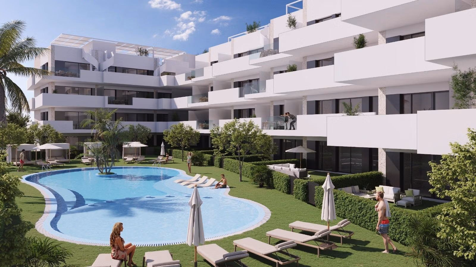 Neubau-Apartments in La Nucía, modernes Wohnen in Ciudad del Deporte nahe Benidorm in Ciudad del Deporte