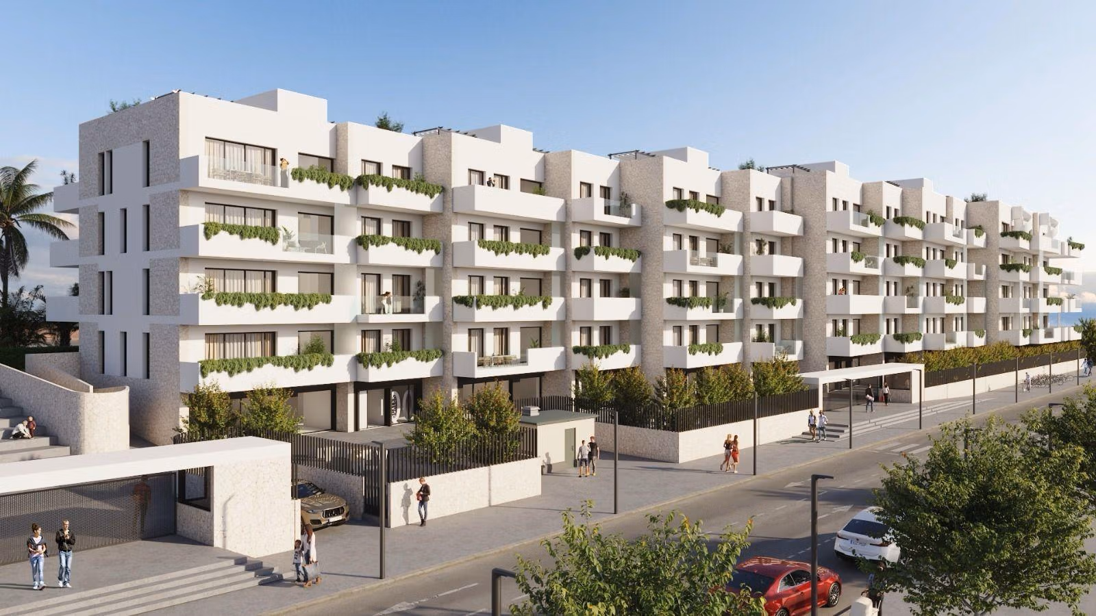New-Build-Apartments-in-La-Nucia-Modern-Living-in-Ciudad-del-Deporte-Near-Benidorm-2 Elegante Neubauwohnung mit 2 Schlafzimmern im Erdgeschoss und Privatgarten zum Verkauf in La Nucía, Alicante