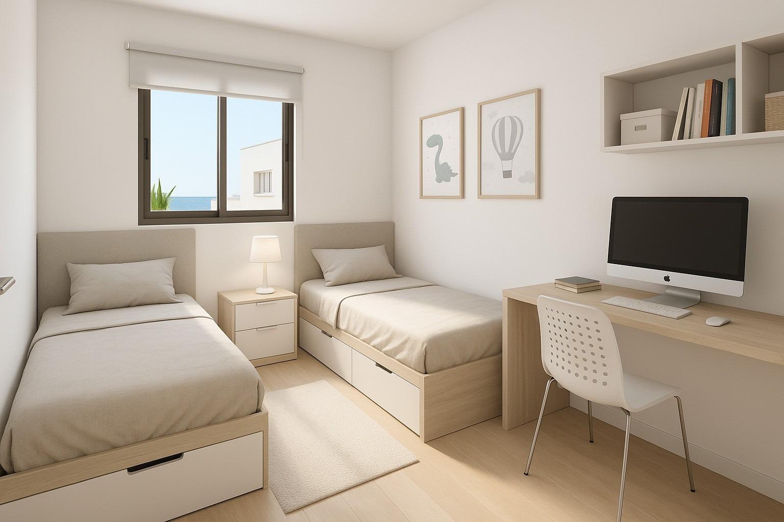 New Build 2 Bedroom Apartment for Sale in Puerto de Mazarrón, 200 m from the Beach