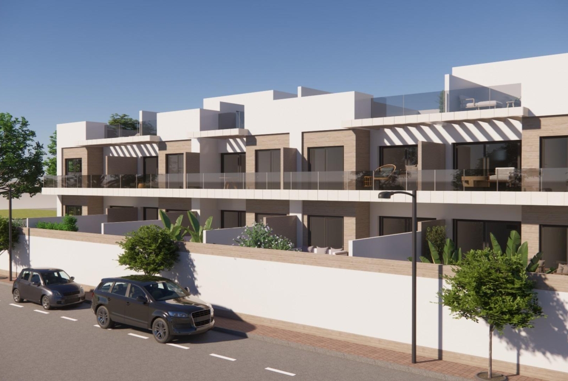 Modern top floor 2-bedroom apartment with spacious terraces and sleek design in sunny Rojales, Costa Blanca South.