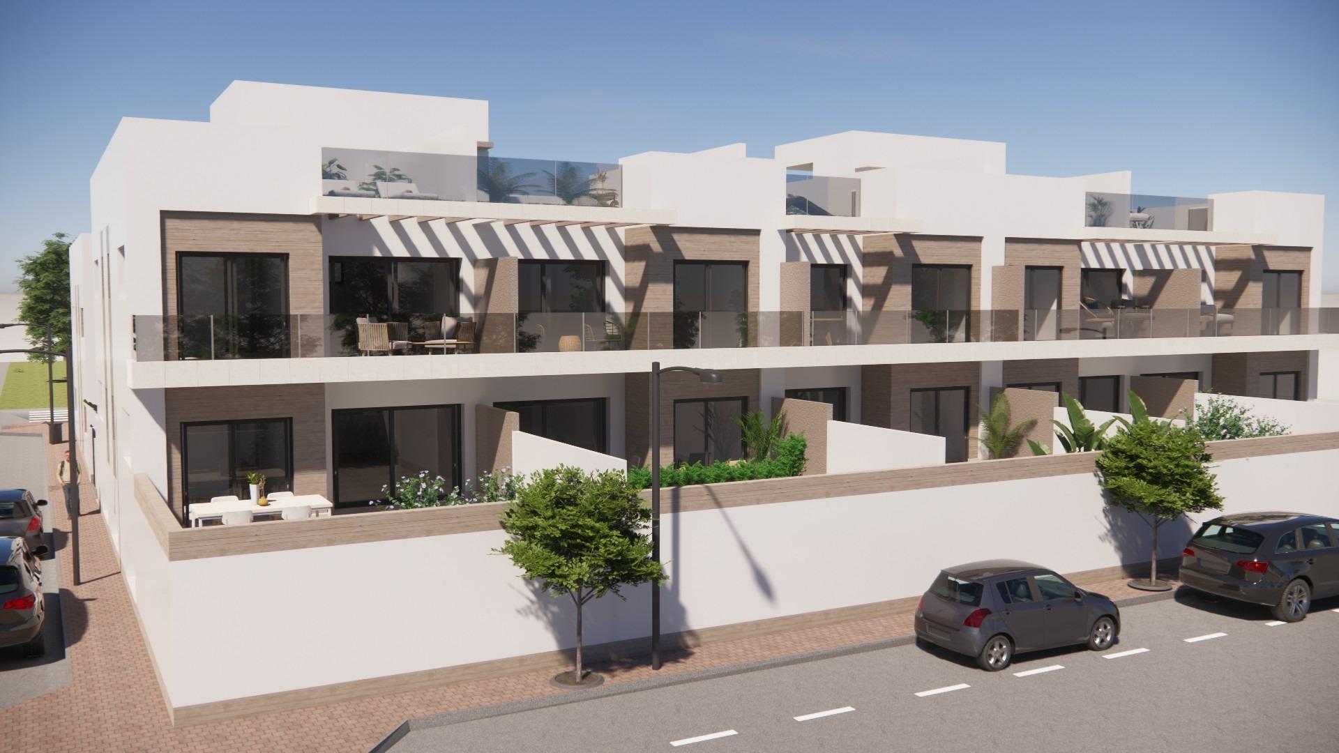Bright modern new build 2-bedroom top floor apartments with spacious terraces in sunny Rojales, Costa Blanca South.