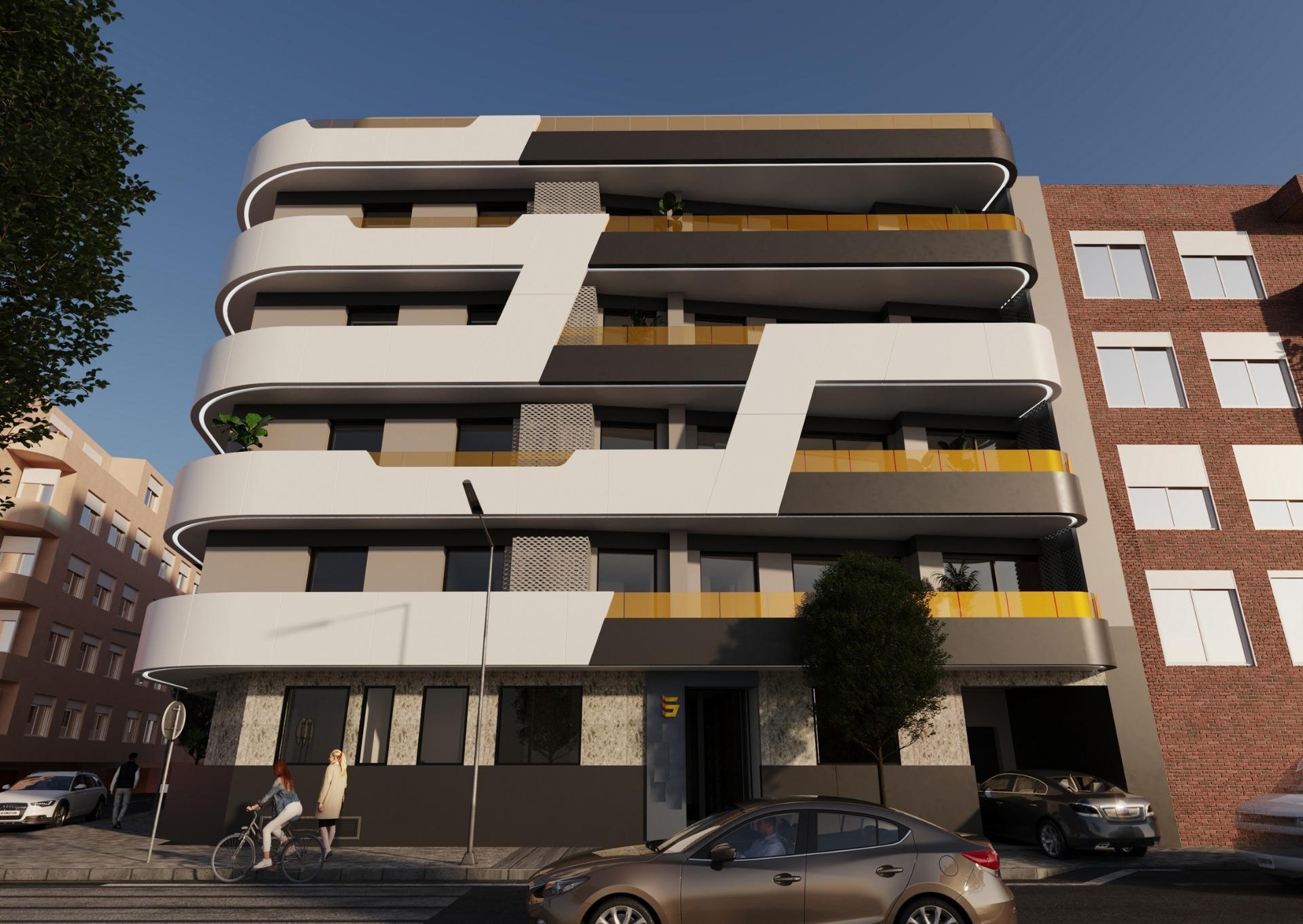 New Build Apartments in the Heart of Torrevieja Just 400 m from Playa del Cura in Centro