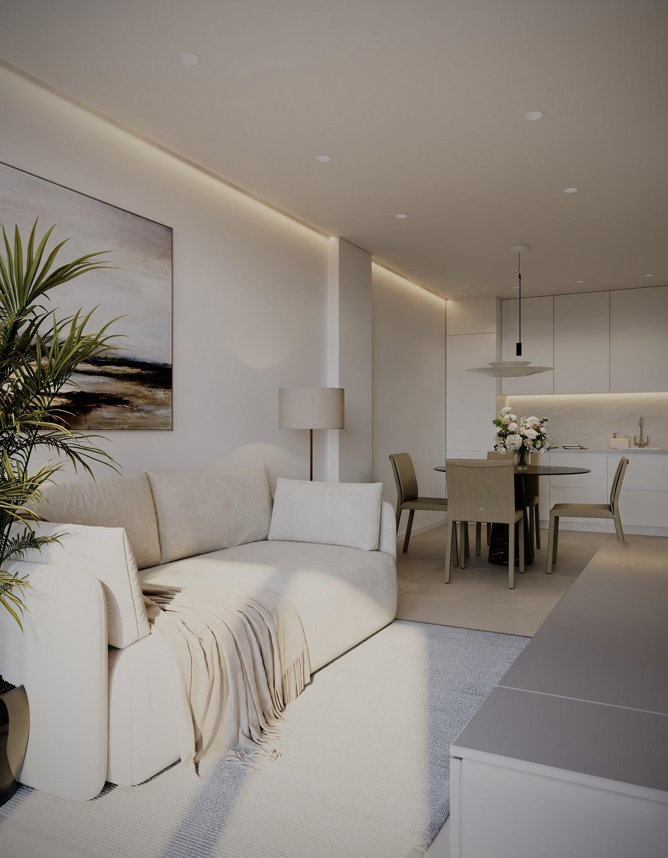 Modern New Build 1 Bedroom Apartment with Rooftop Pool for Sale in Guardamar del Segura, 600 m from the Beach