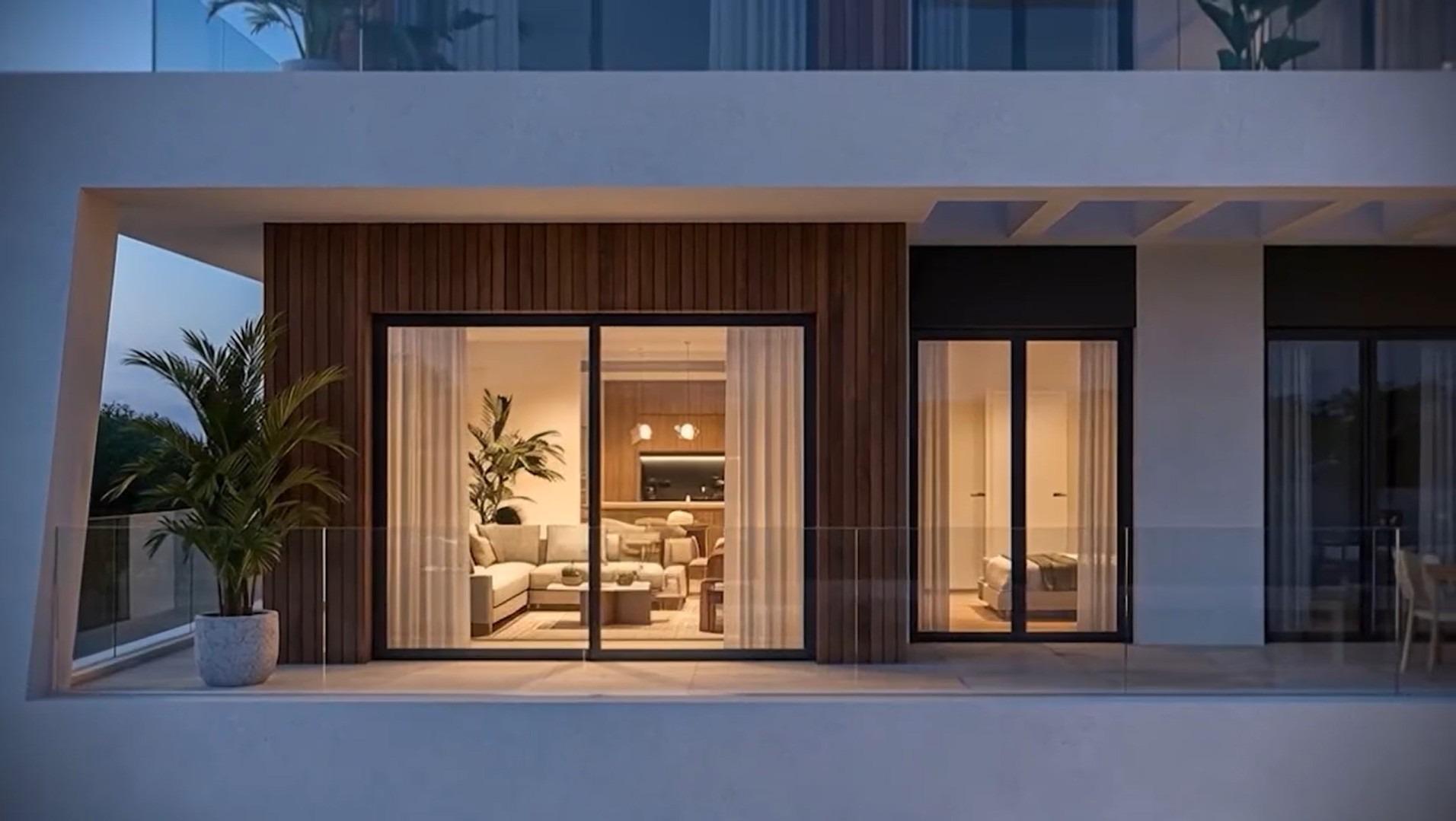New-Build-Apartments-with-Sea-Views-in-Balcon-de-Finestrat-Costa-Blanca-18 Spacious New Build 3 Bedroom Ground Floor Apartment with Garden and Sea Views for Sale in Balcón de Finestrat