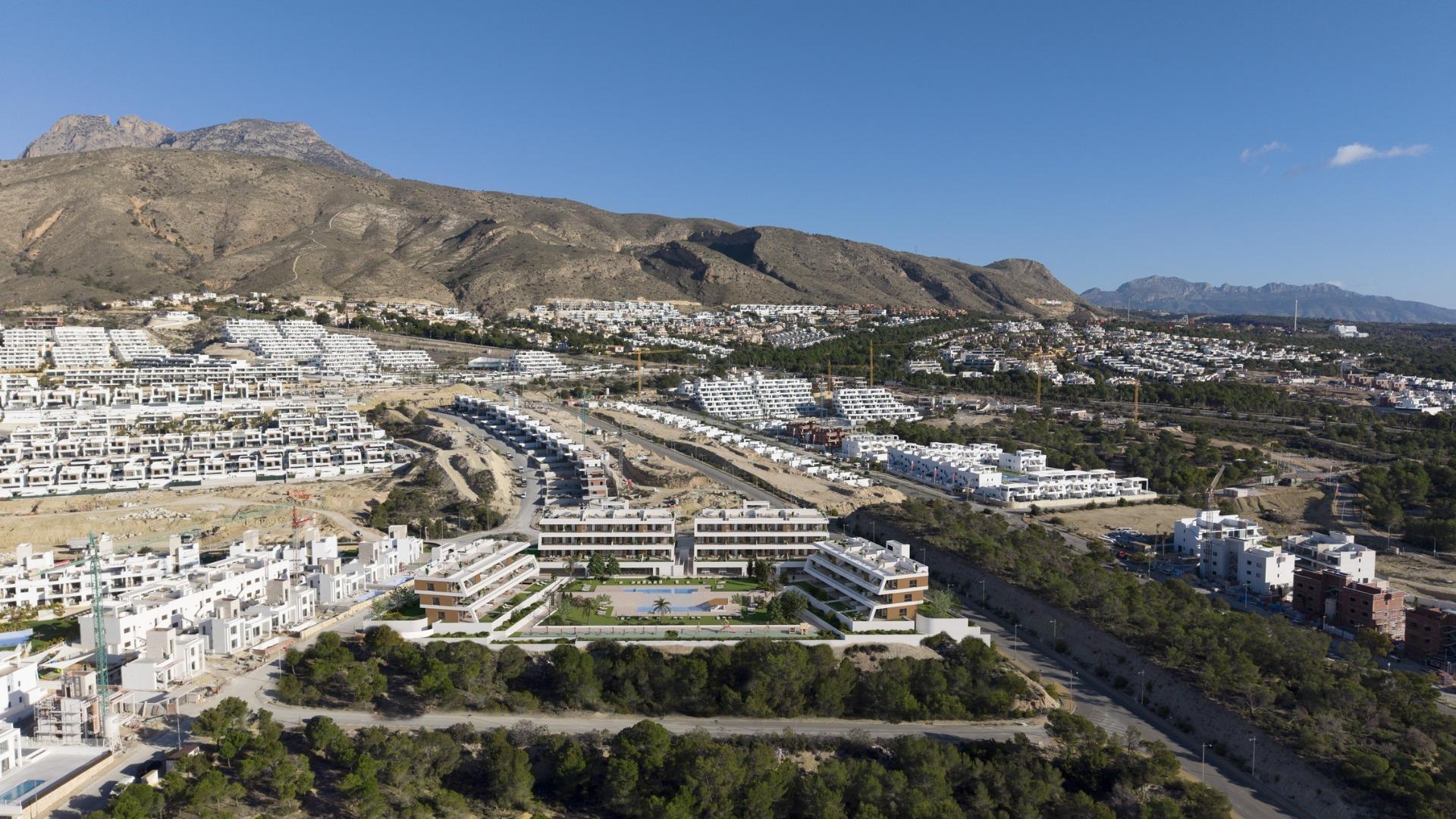 New-Build-Apartments-with-Sea-Views-in-Balcon-de-Finestrat-Costa-Blanca-3 Spacious New Build 3 Bedroom Ground Floor Apartment with Garden and Sea Views for Sale in Balcón de Finestrat