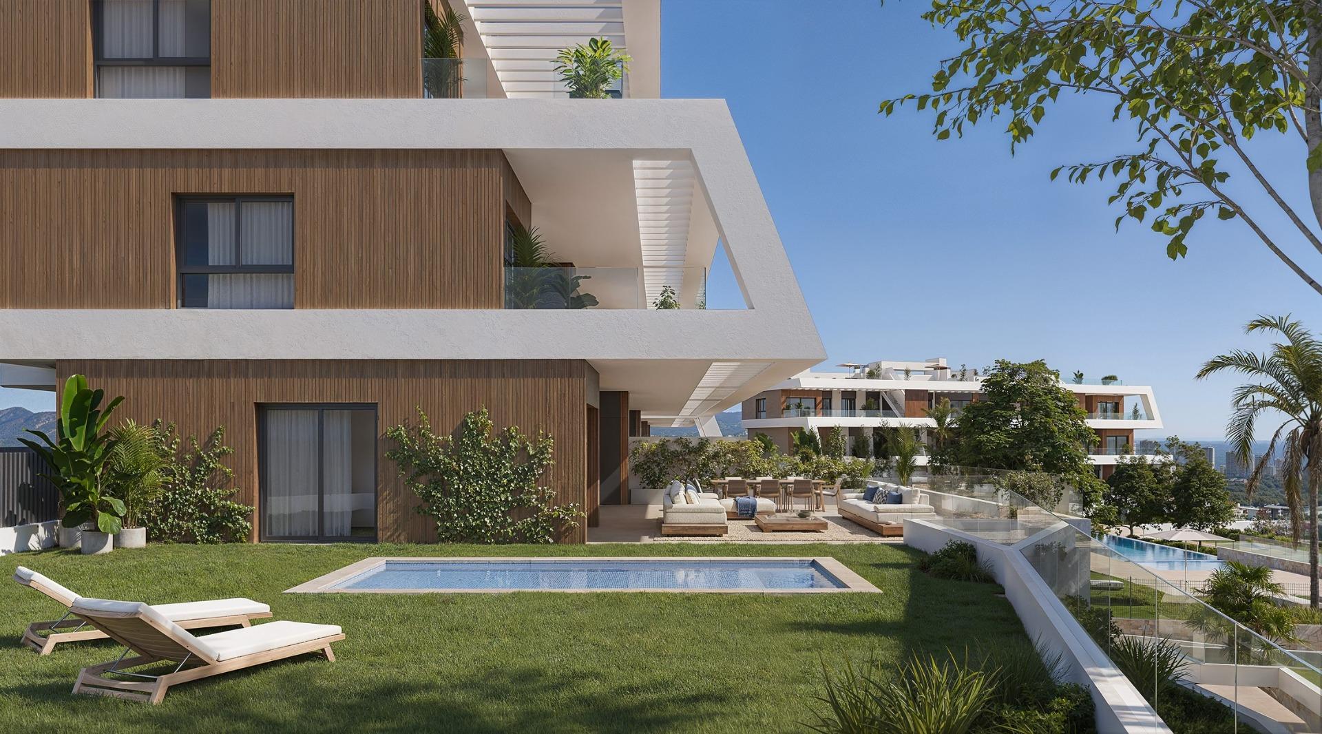 Elevated New Build 2 Bedroom Penthouse with Sea Views and 79 m² Terrace for Sale in Balcón de Finestrat