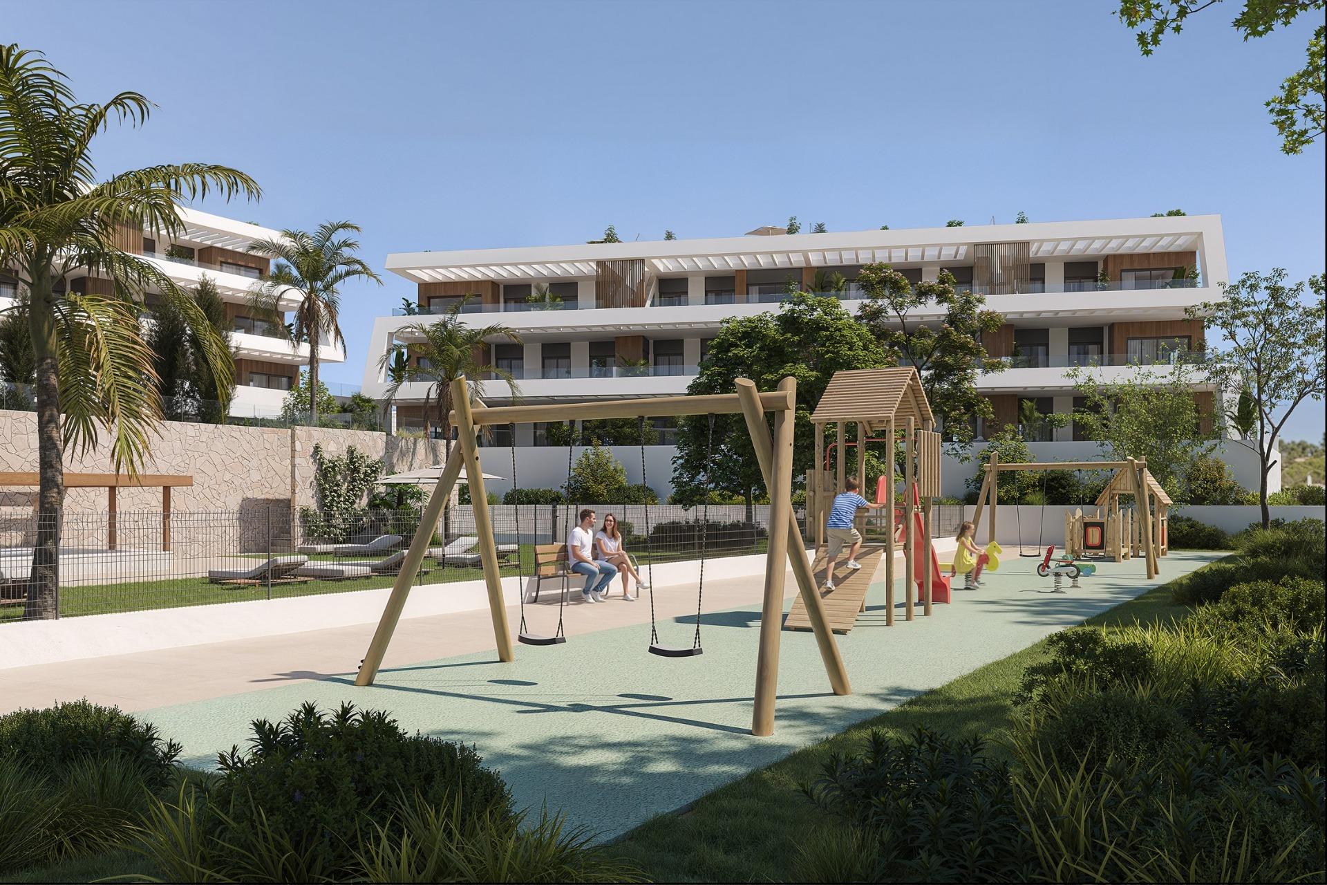 New-Build-Apartments-with-Sea-Views-in-Balcon-de-Finestrat-Costa-Blanca-8 New Build 2 Bedroom Ground Floor Apartment with Garden and Sea Views for Sale in Balcón de Finestrat