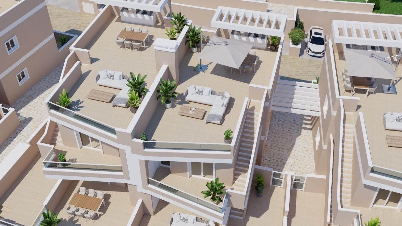 Attractive New Build 3 Bedroom Ground Floor Apartment with Garden for Sale on Lo Romero Golf, Pilar de la Horadada