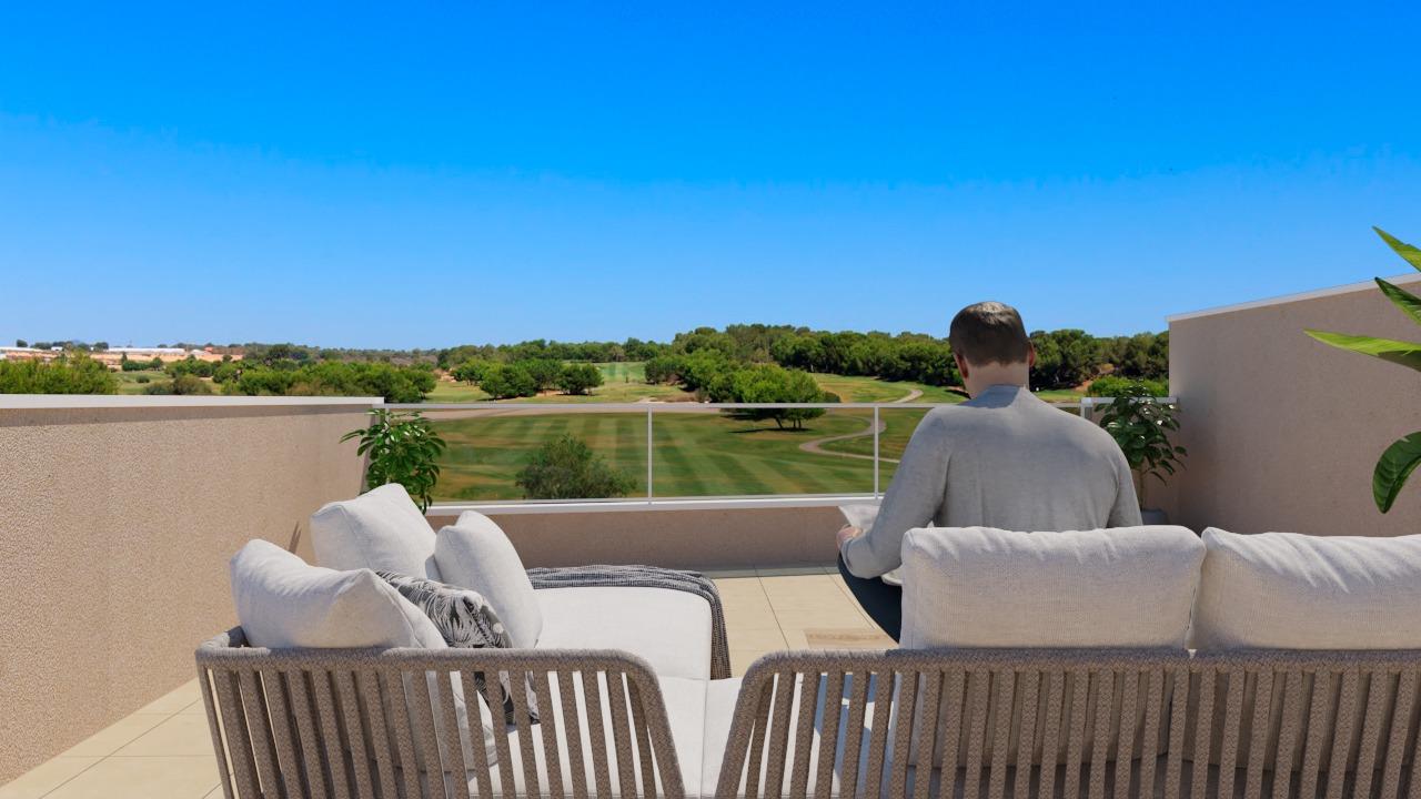 Attractive New Build 3 Bedroom Ground Floor Apartment with Garden for Sale on Lo Romero Golf, Pilar de la Horadada