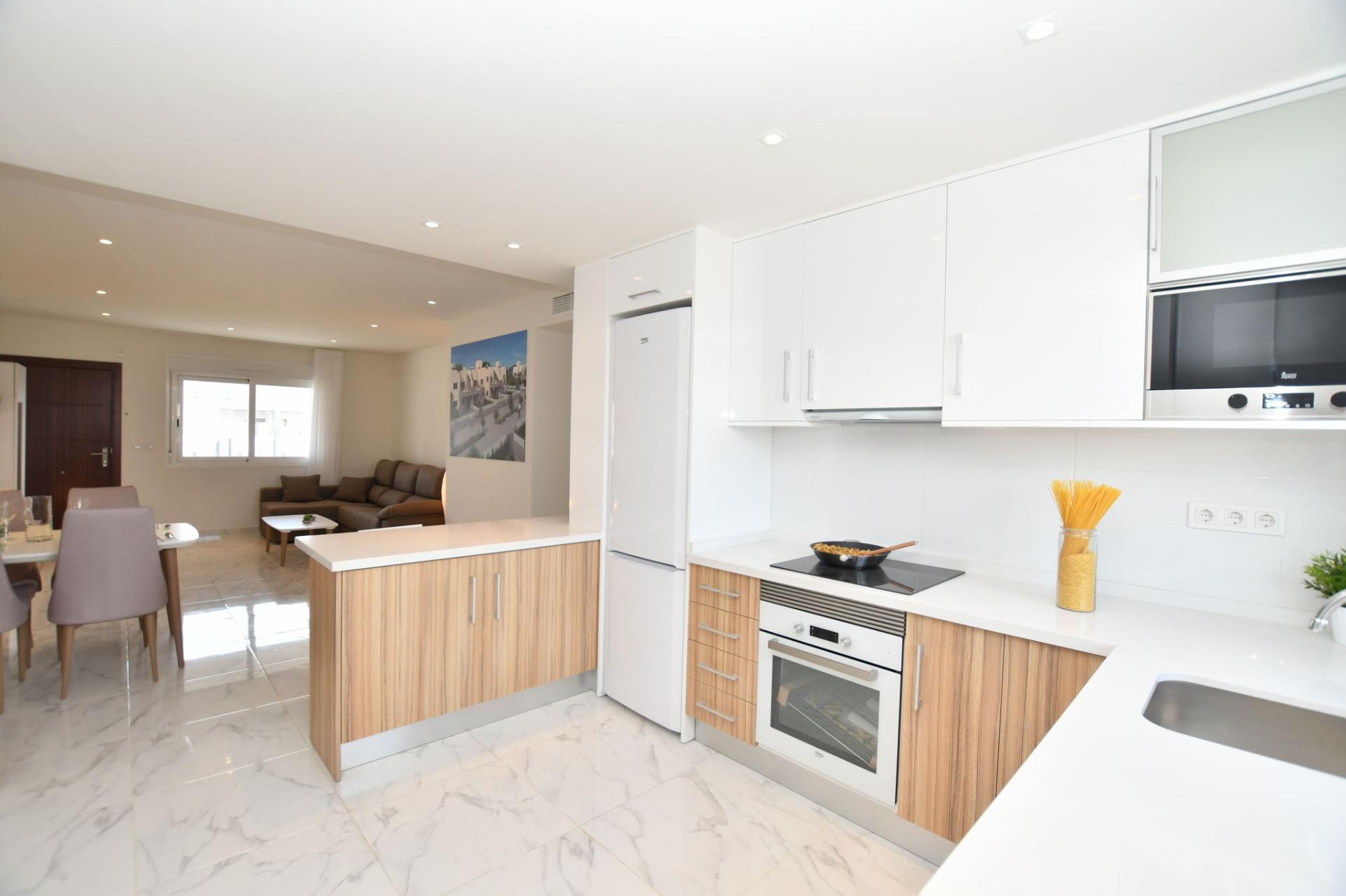 New Build 2 Bedroom Ground Floor Apartment with Garden for Sale in San Miguel de Salinas, Near Golf