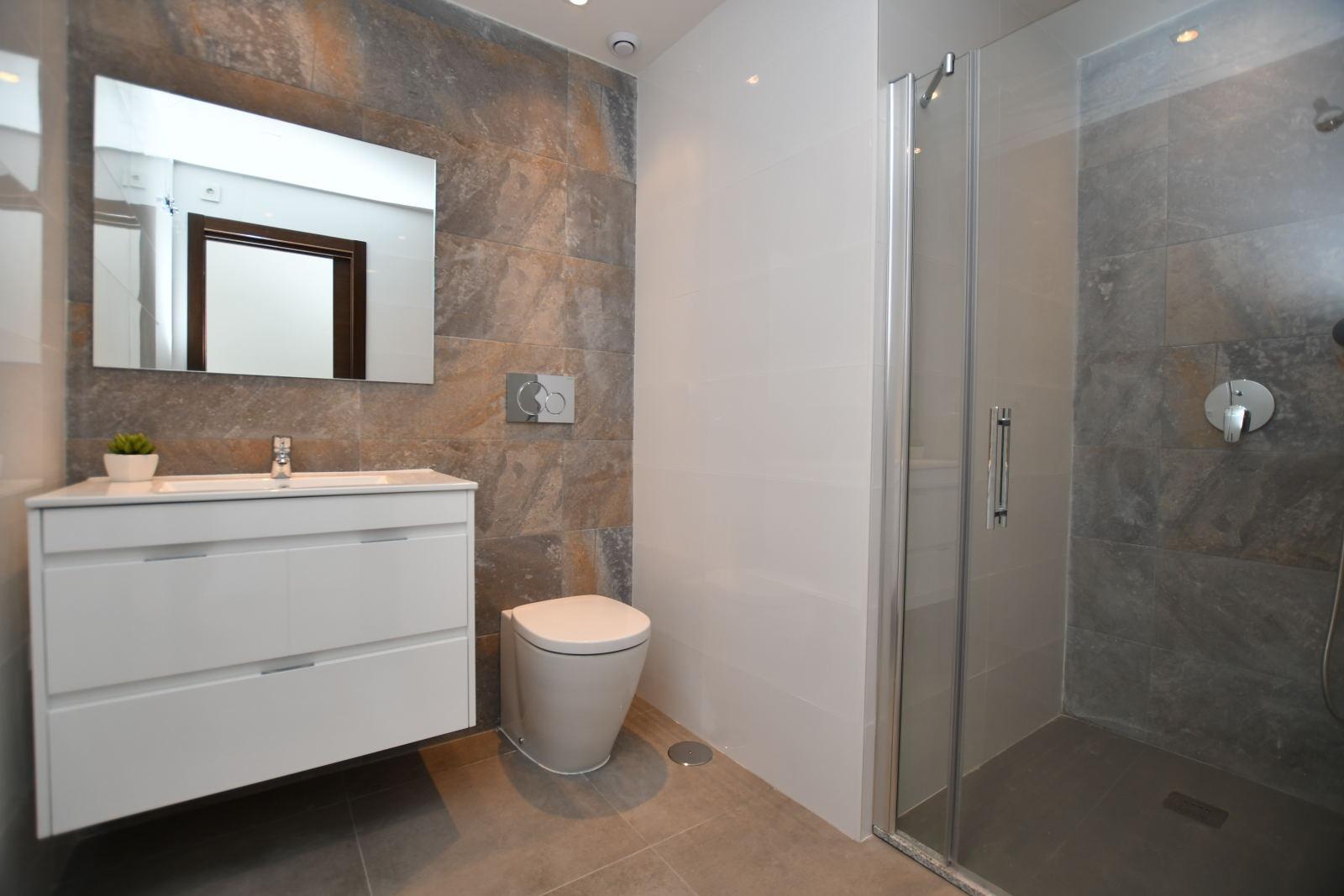 New Build 2 Bedroom Top Floor Apartment with Solarium and Sea Views for Sale in San Miguel de Salinas